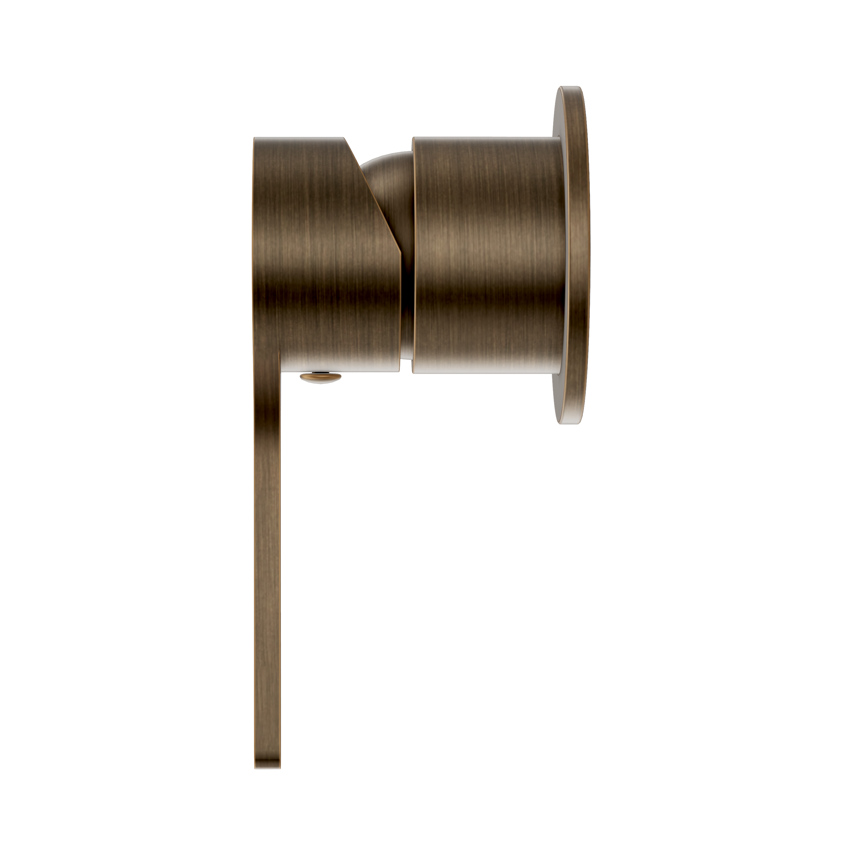 Sereno Minimal Wall Mixer - Antique Brass