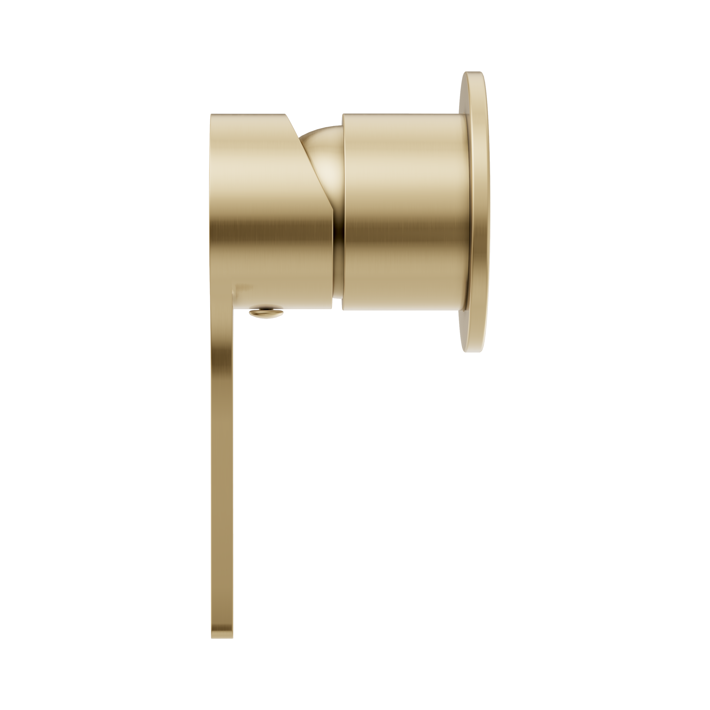 Sereno Minimal Wall Mixer - Brushed Brass