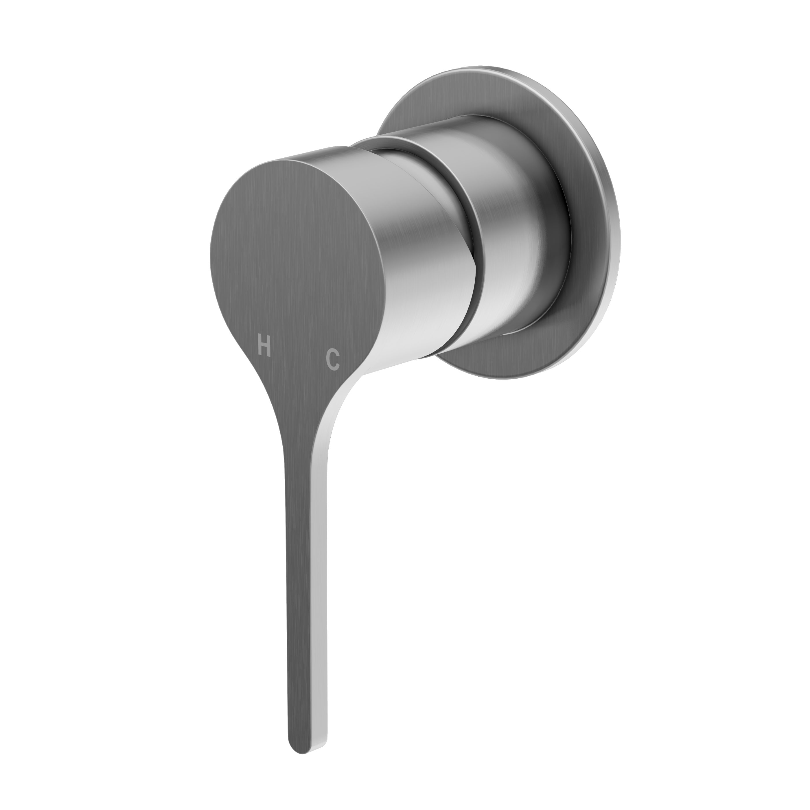 Sereno Minimal Wall Mixer - Brushed Nickel