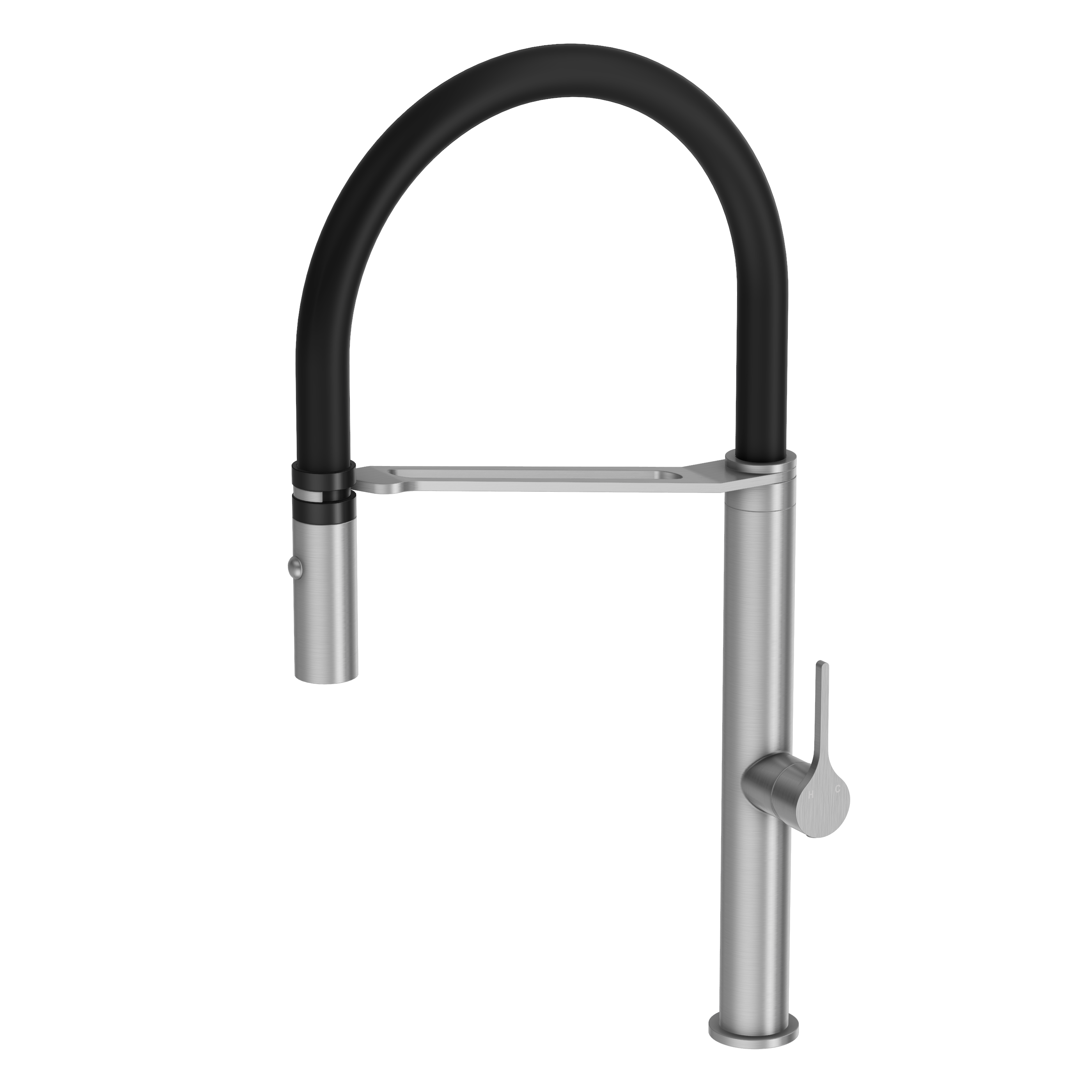 Sereno Pull Down Kitchen Mixer Tap - Brushed Nickel