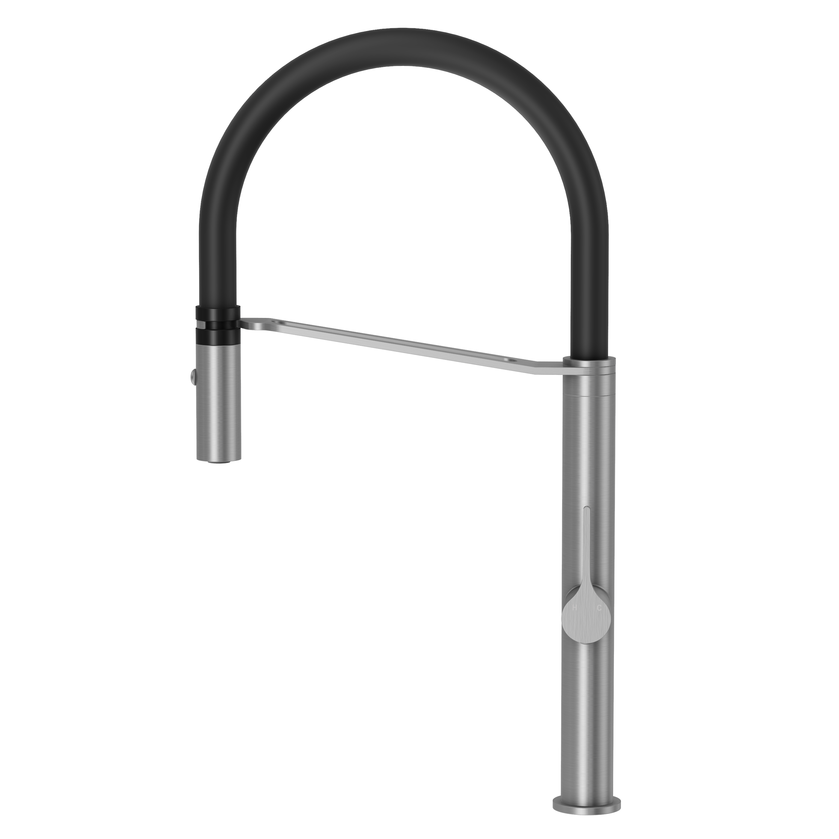 Sereno Pull Down Kitchen Mixer Tap - Brushed Nickel