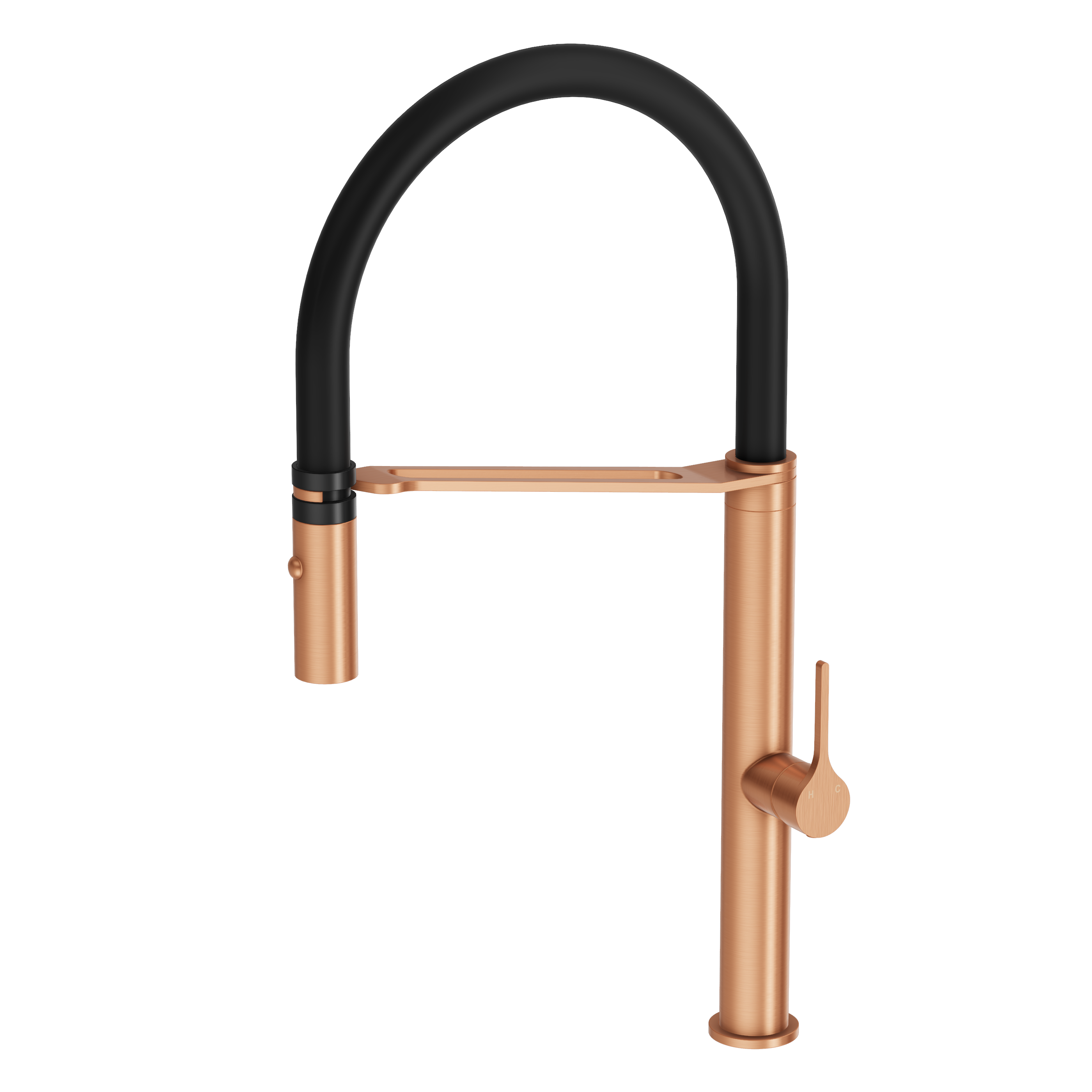 Sereno Pull Down Kitchen Mixer Tap - Brushed Copper