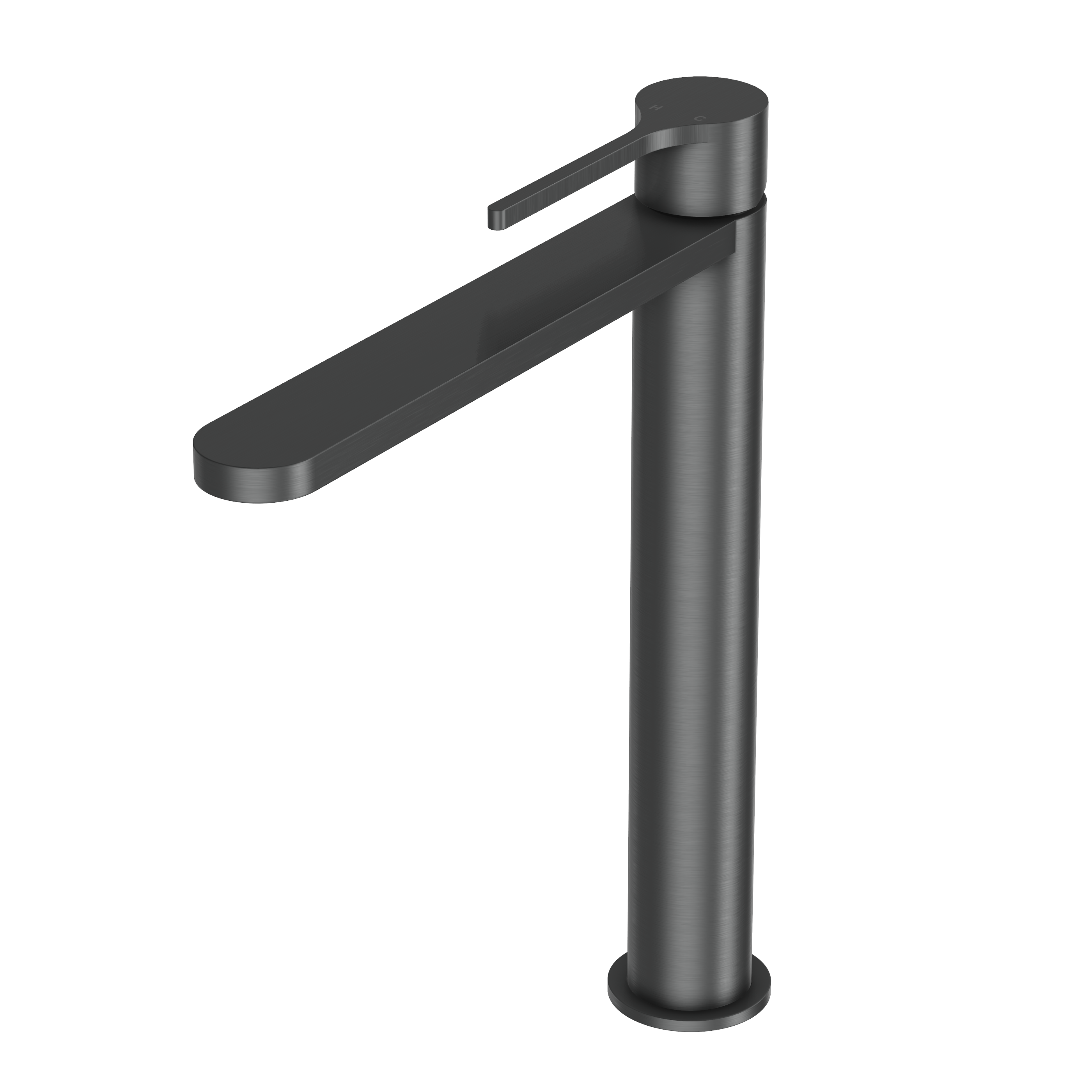 Sereno Tall Basin Mixer Tap - Gun Metal Brushed