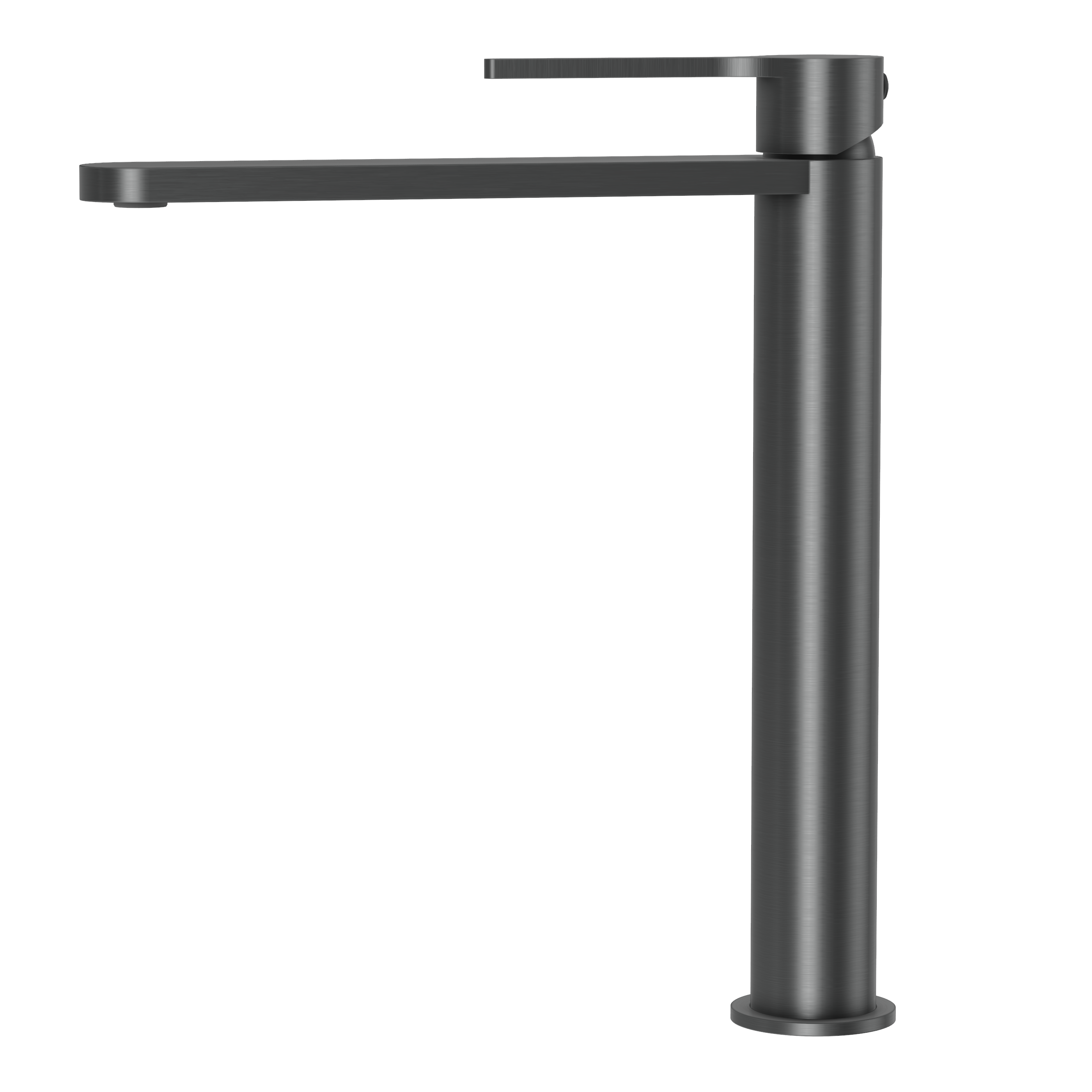 Sereno Tall Basin Mixer Tap - Gun Metal Brushed