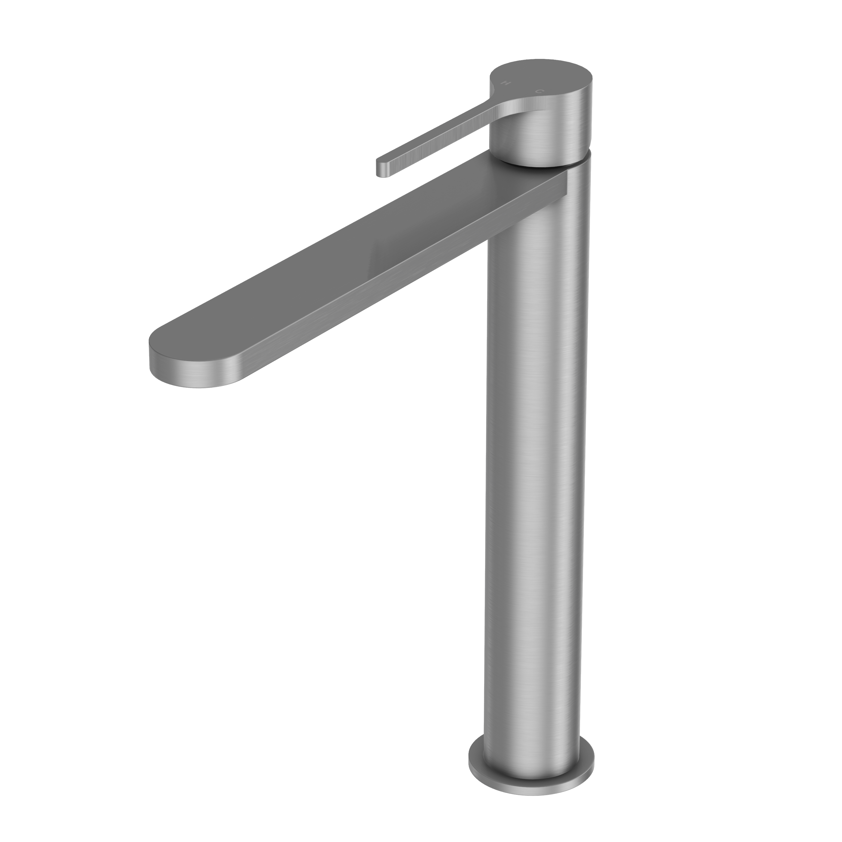 Sereno Tall Basin Mixer Tap - Brushed Nickel