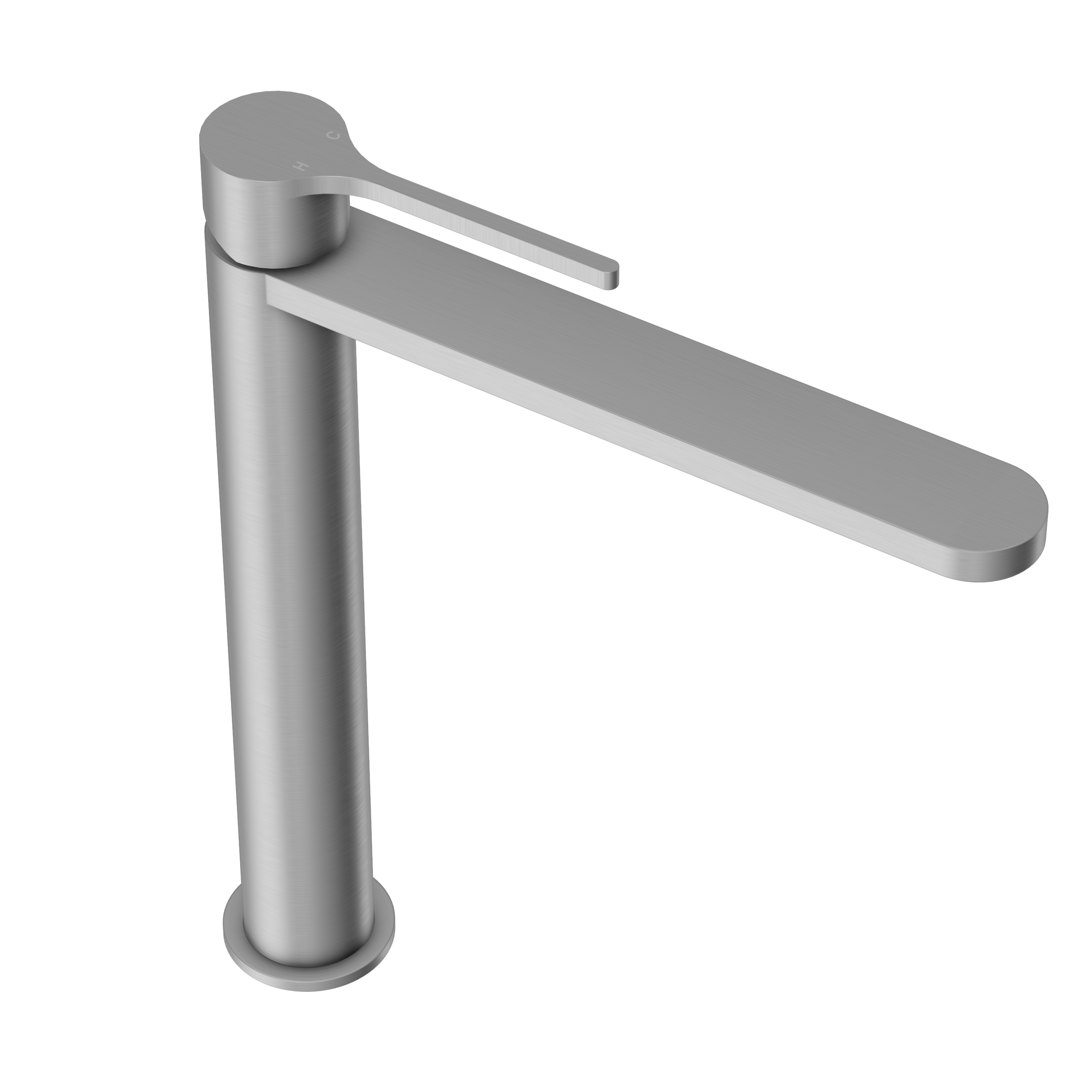 Sereno Tall Basin Mixer Tap - Brushed Nickel