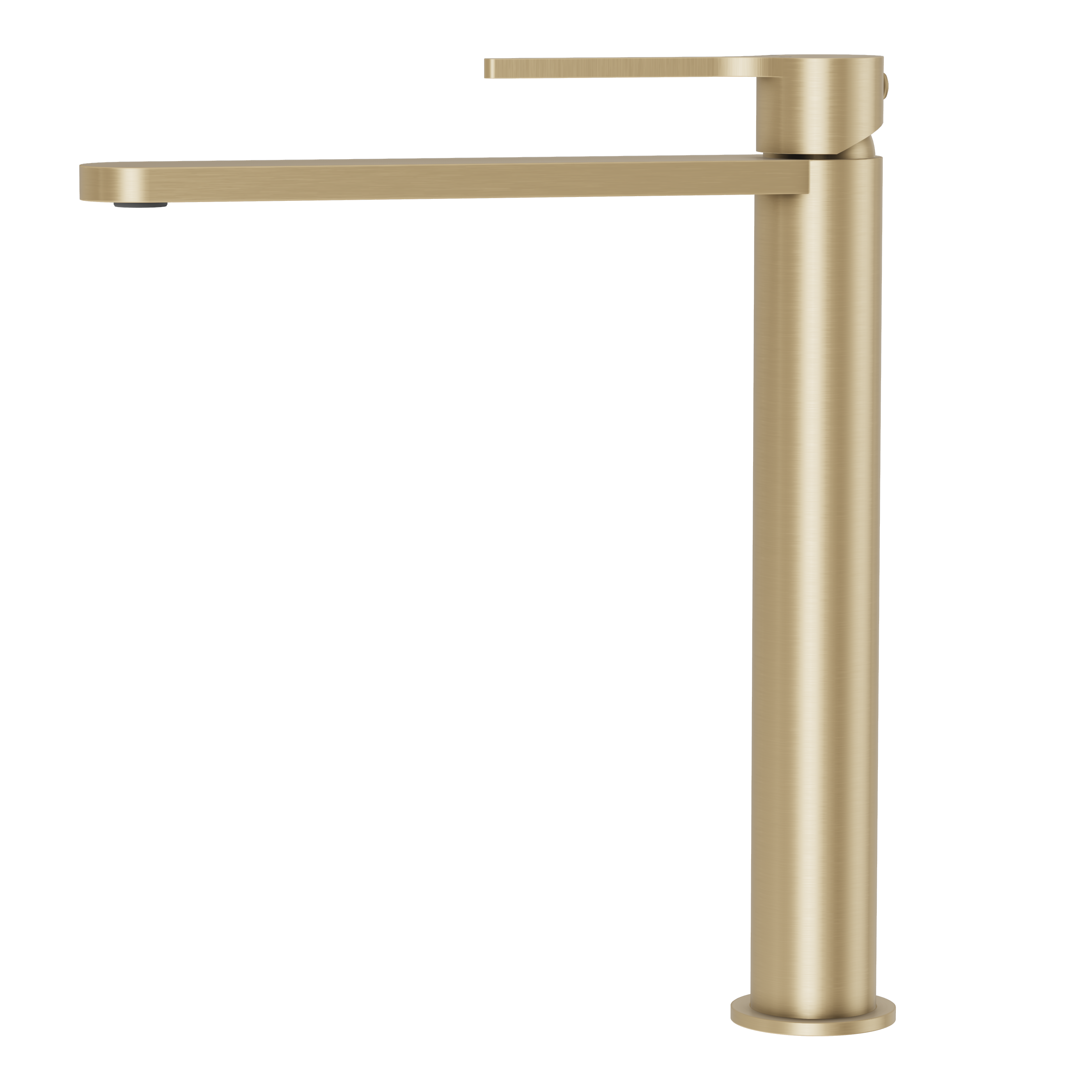 Sereno Tall Basin Mixer Tap - Brushed Brass