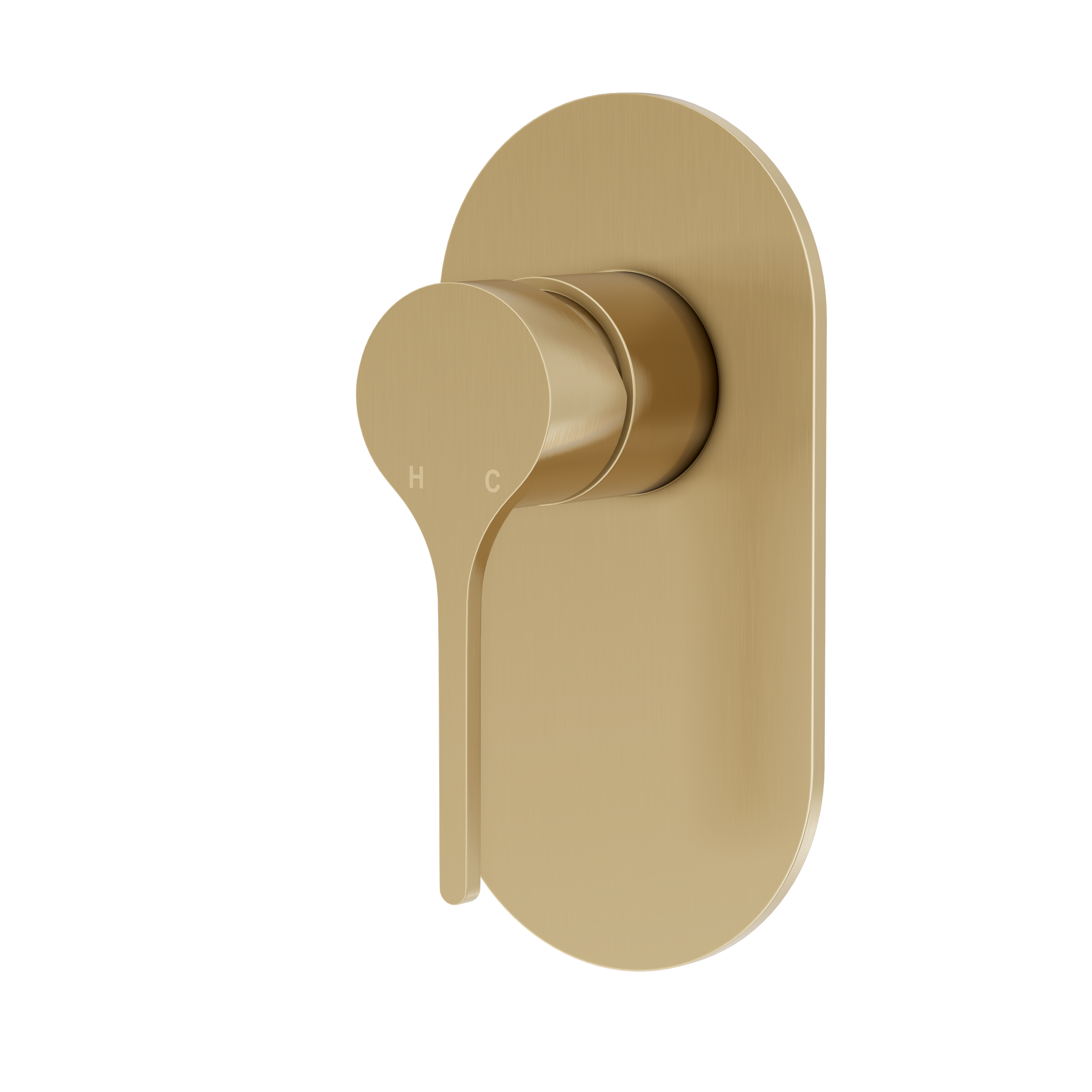 Sereno Wall Mixer - Brushed Brass