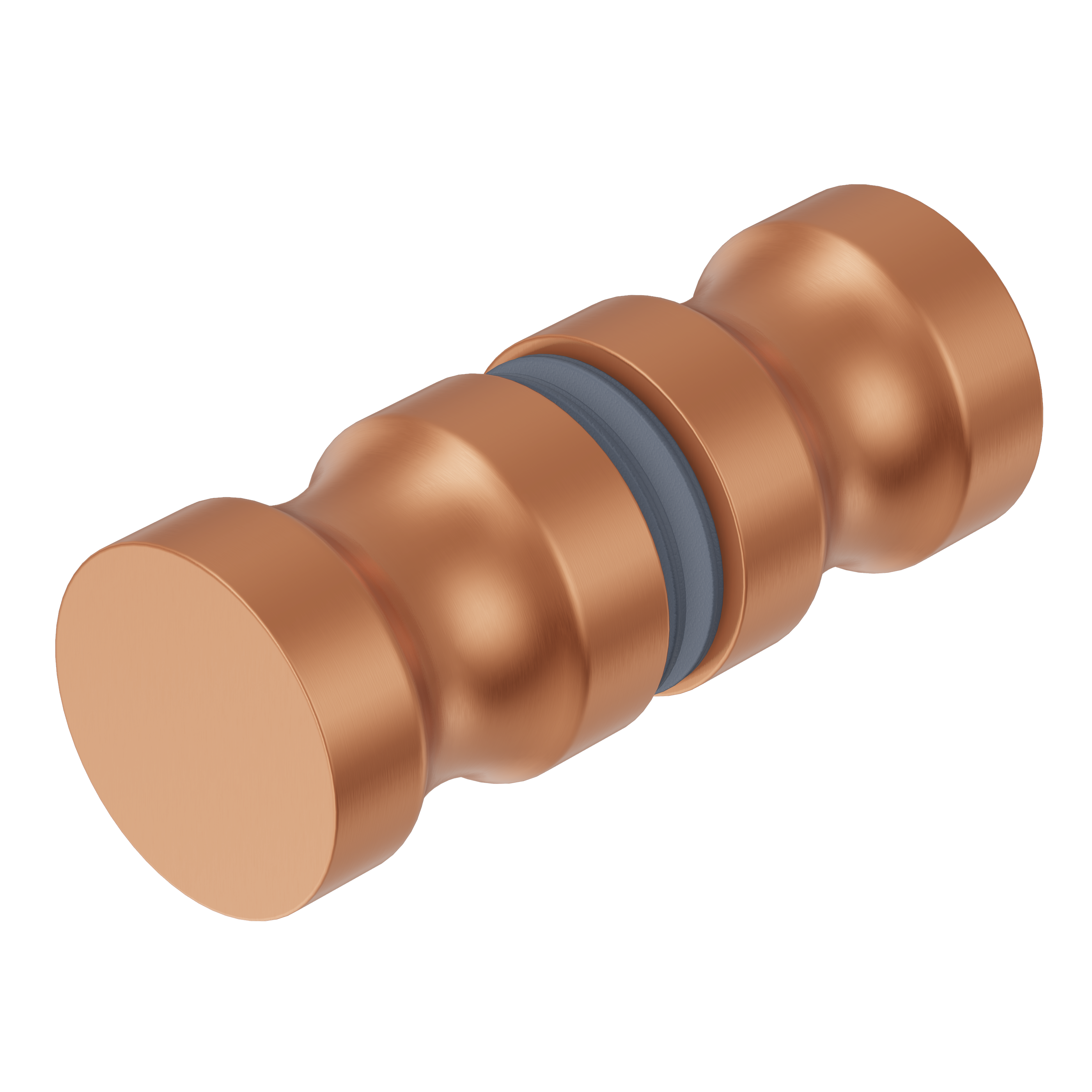 Shower Door Handle - Brushed Copper