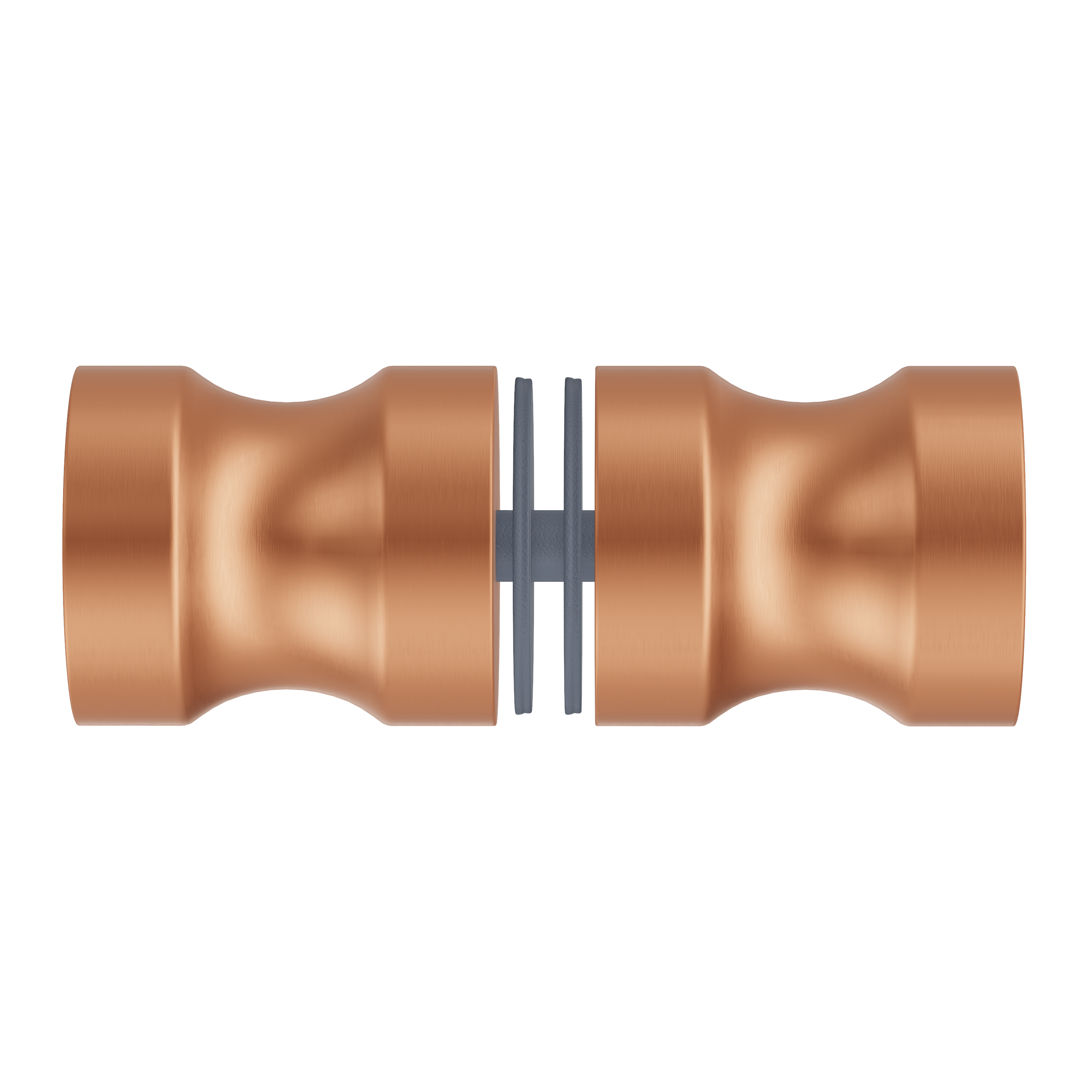 Shower Door Handle - Brushed Copper