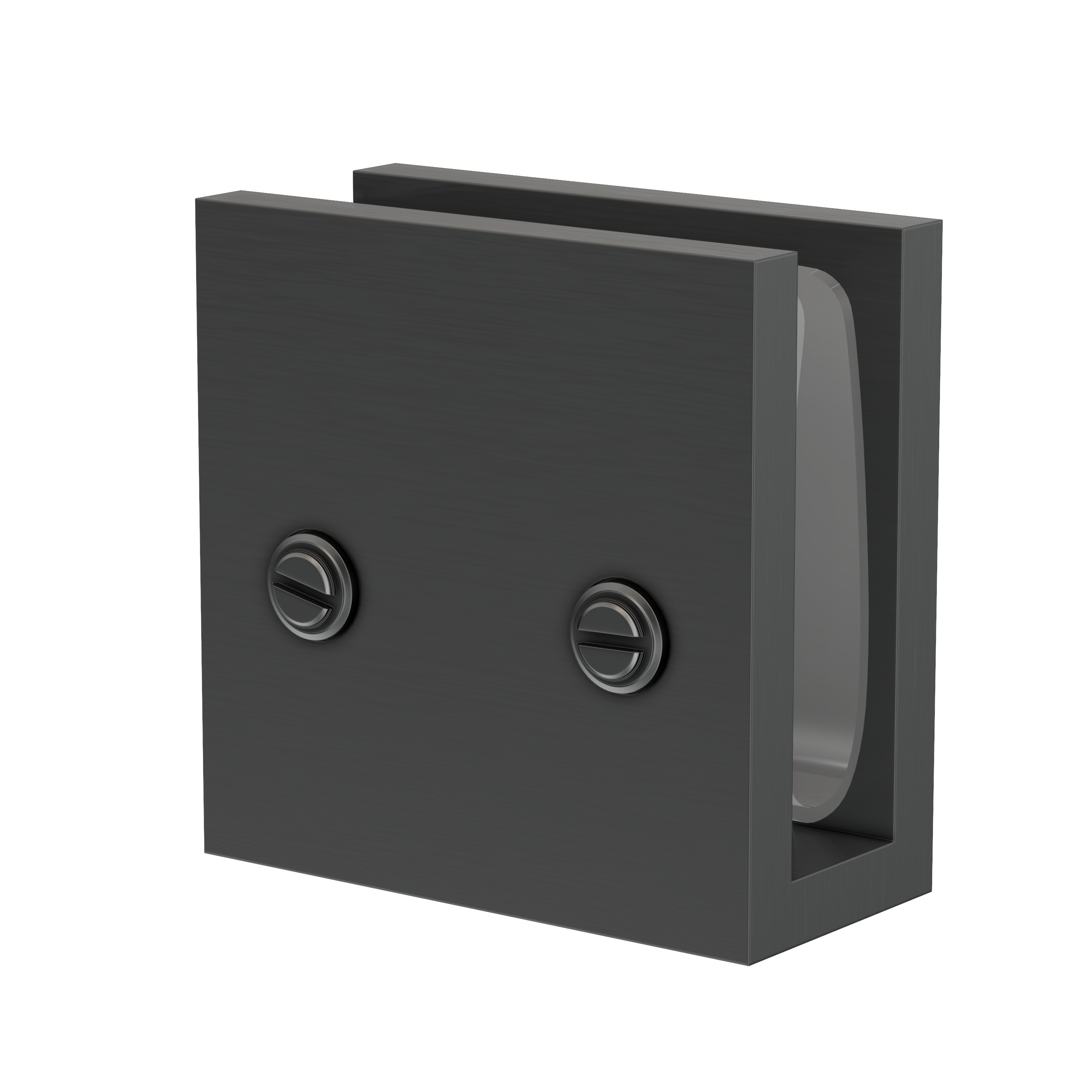 Shower Glass Clamp - Gun Metal Brushed