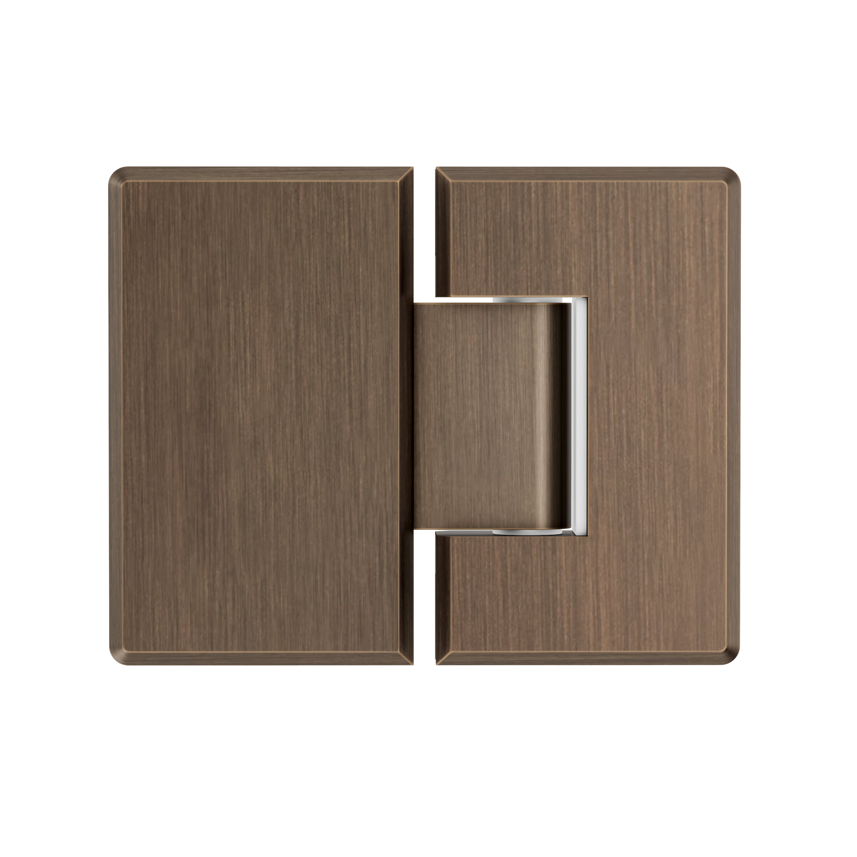 Shower Hinge Glass to Glass - Antique Brass