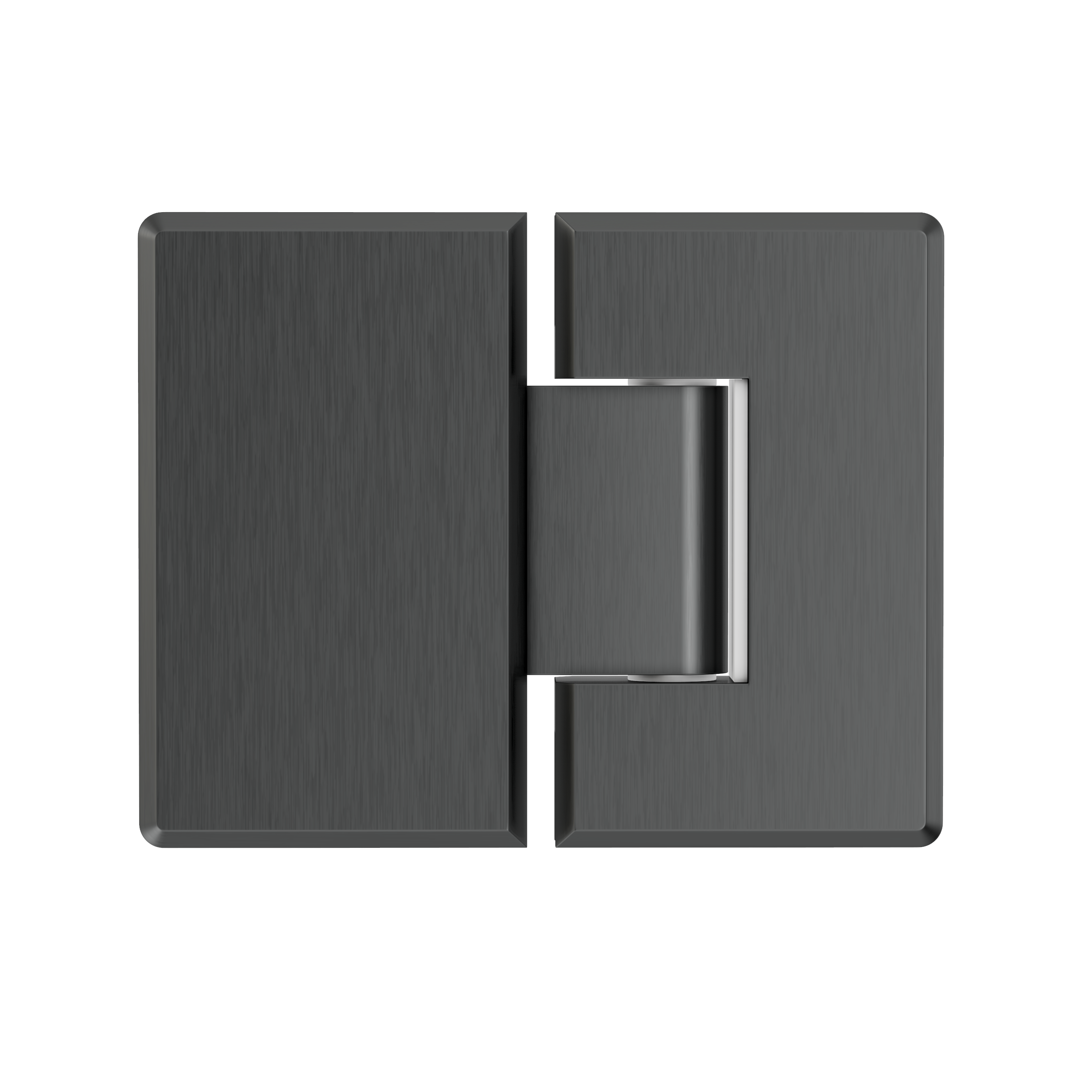 Shower Hinge Glass to Glass - Gun Metal Brushed