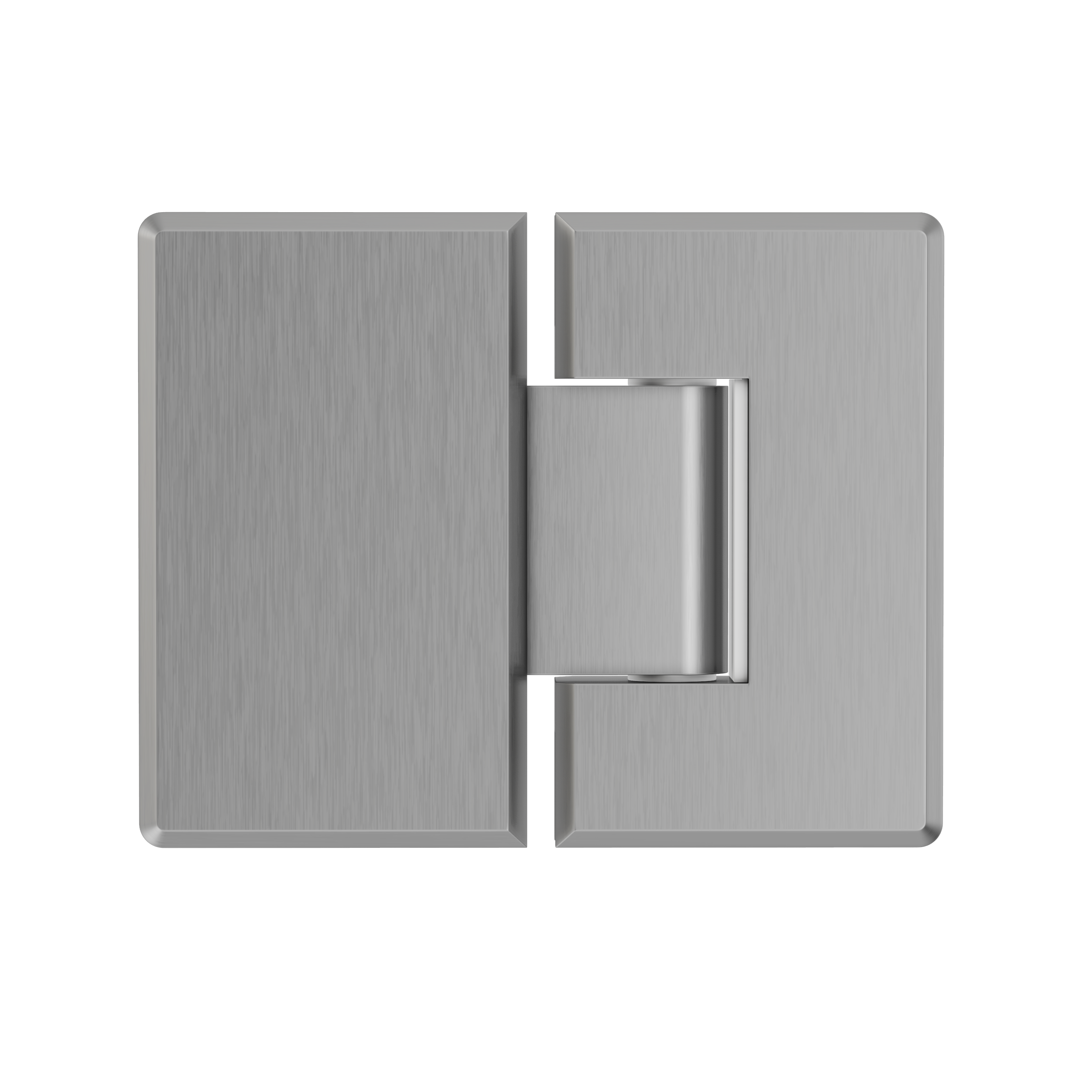 Shower Hinge Glass to Glass - Brushed Nickel