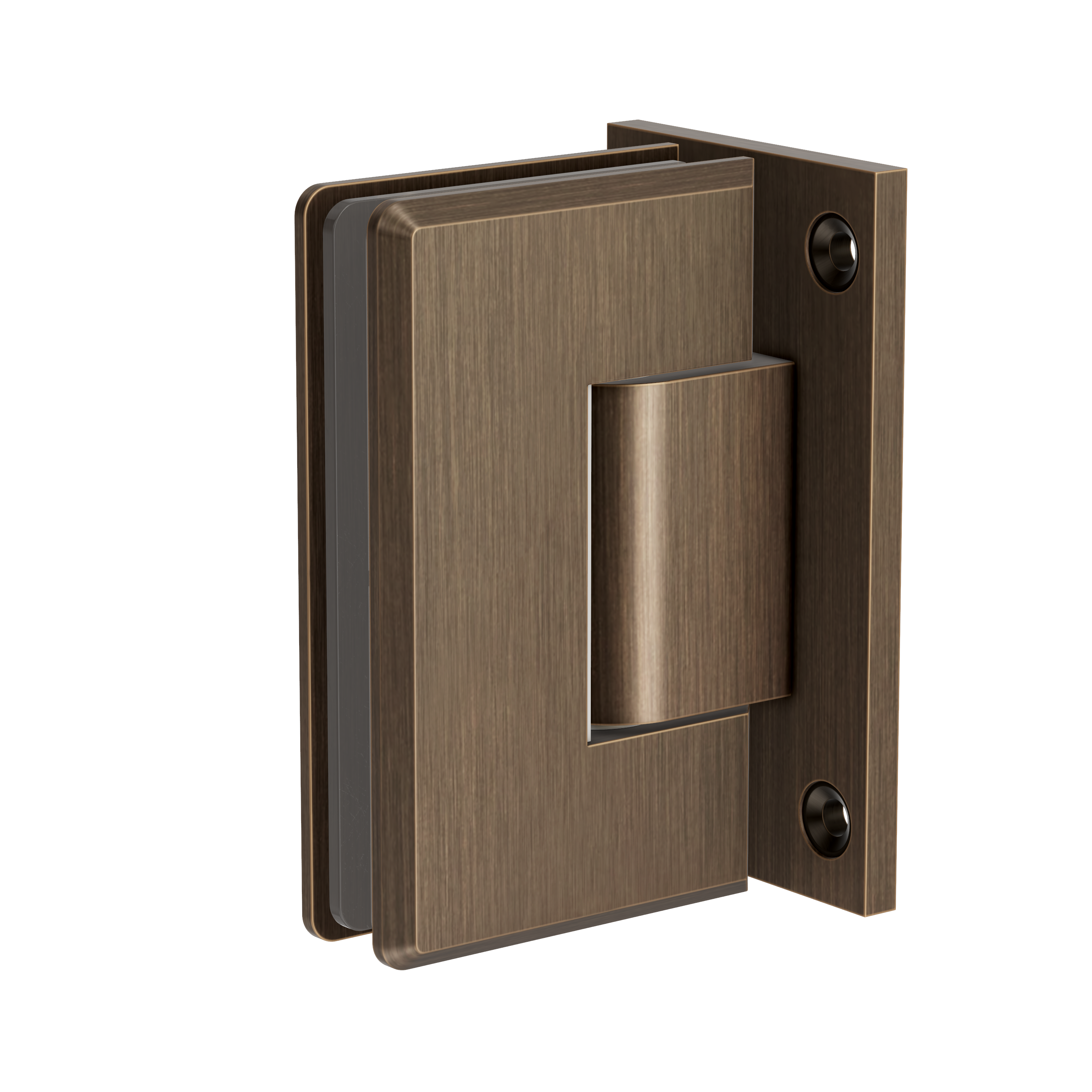 Shower Hinge Glass to Wall - Antique Brass