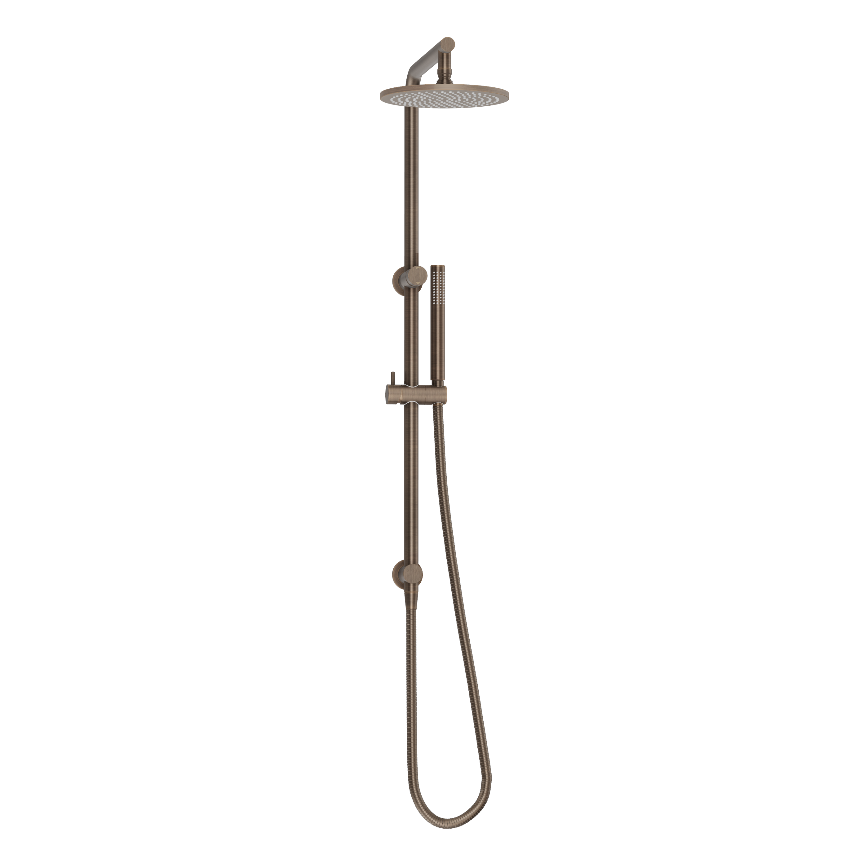 Shower Rail Set - Antique Brass