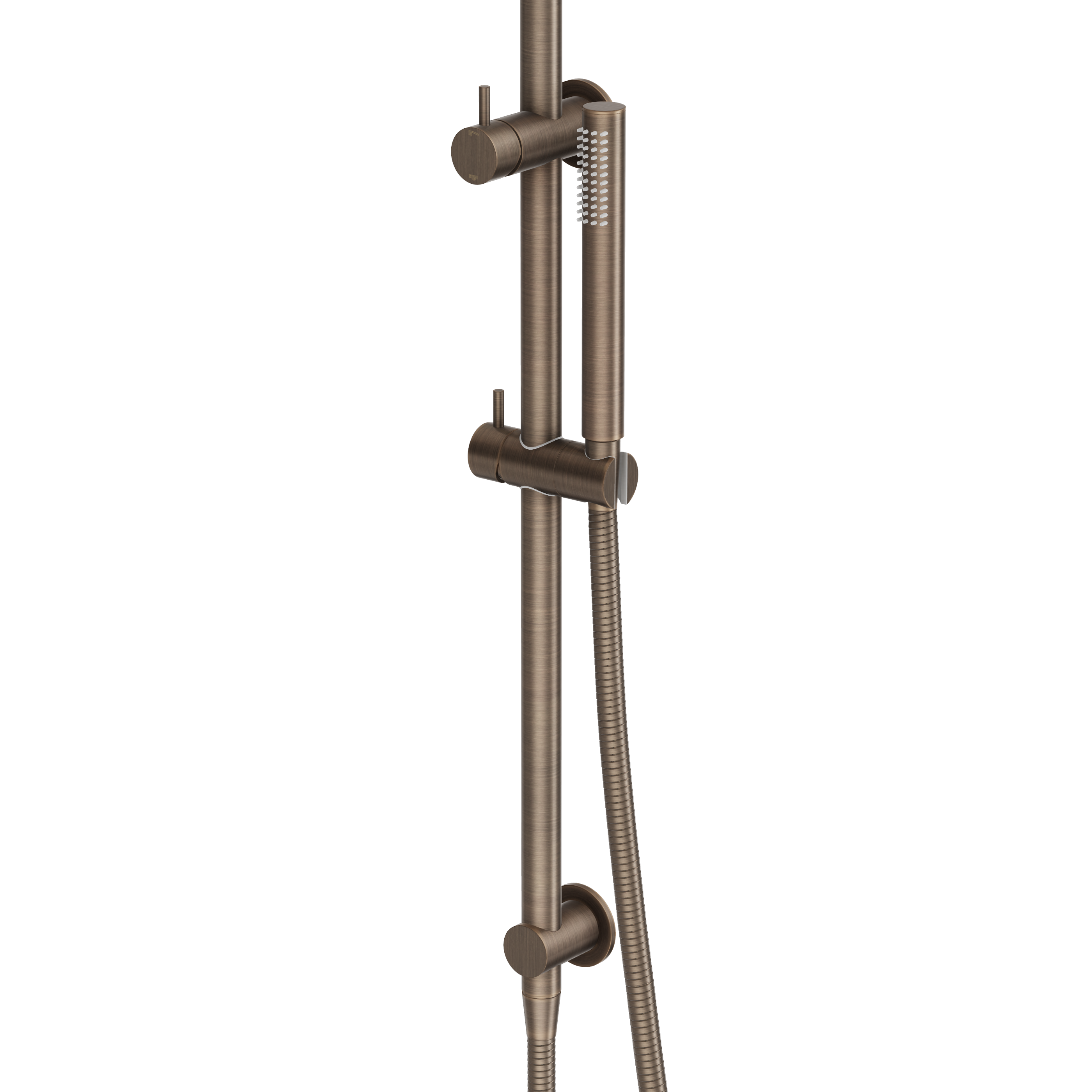Shower Rail Set - Antique Brass