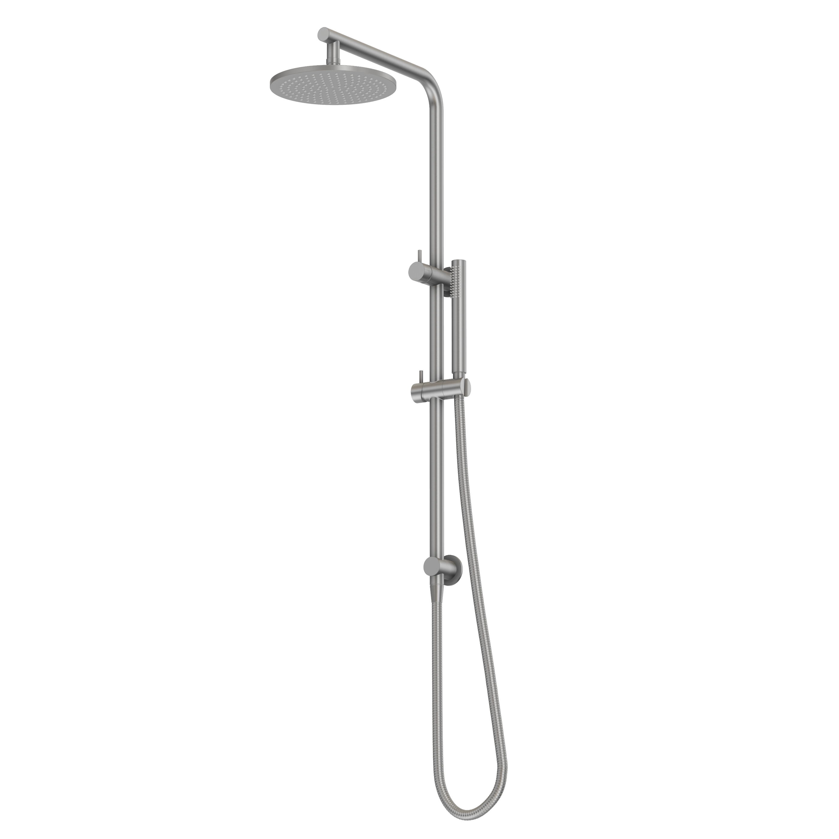 Shower Rail Set - Brushed Nickel