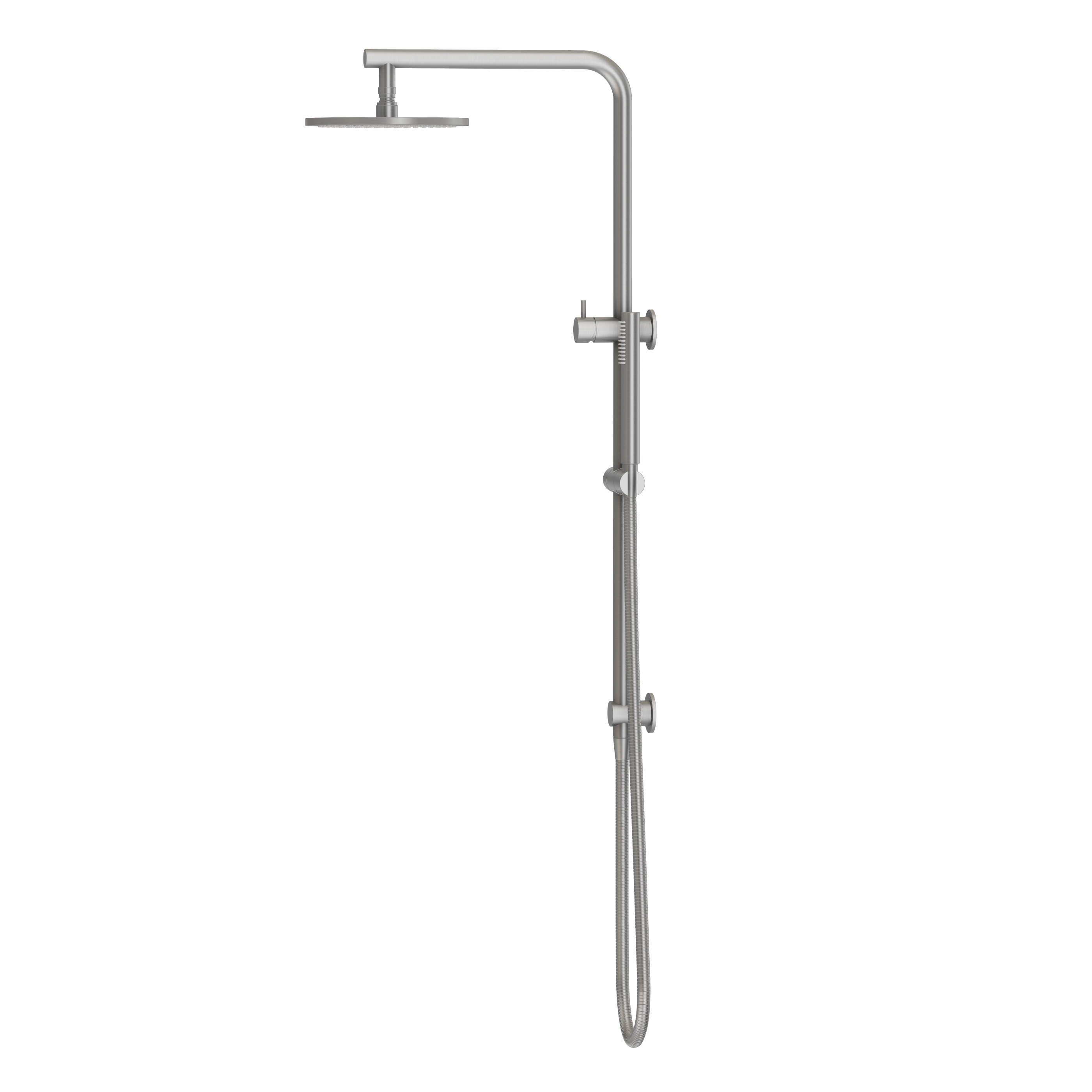 Shower Rail Set - Brushed Nickel
