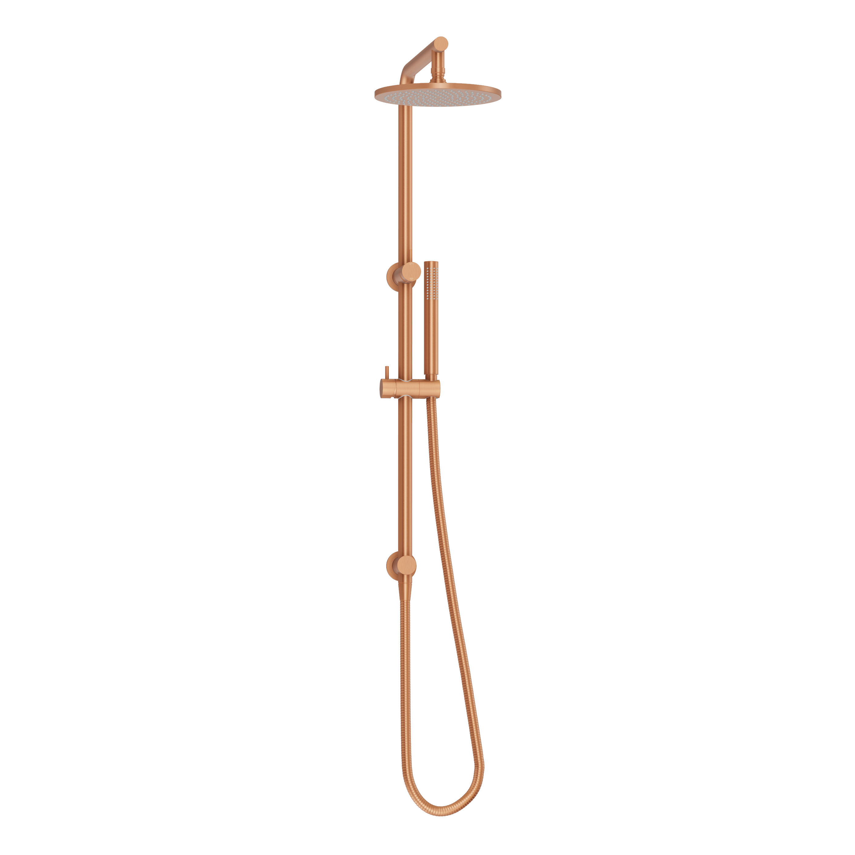 Shower Rail Set - Brushed Copper