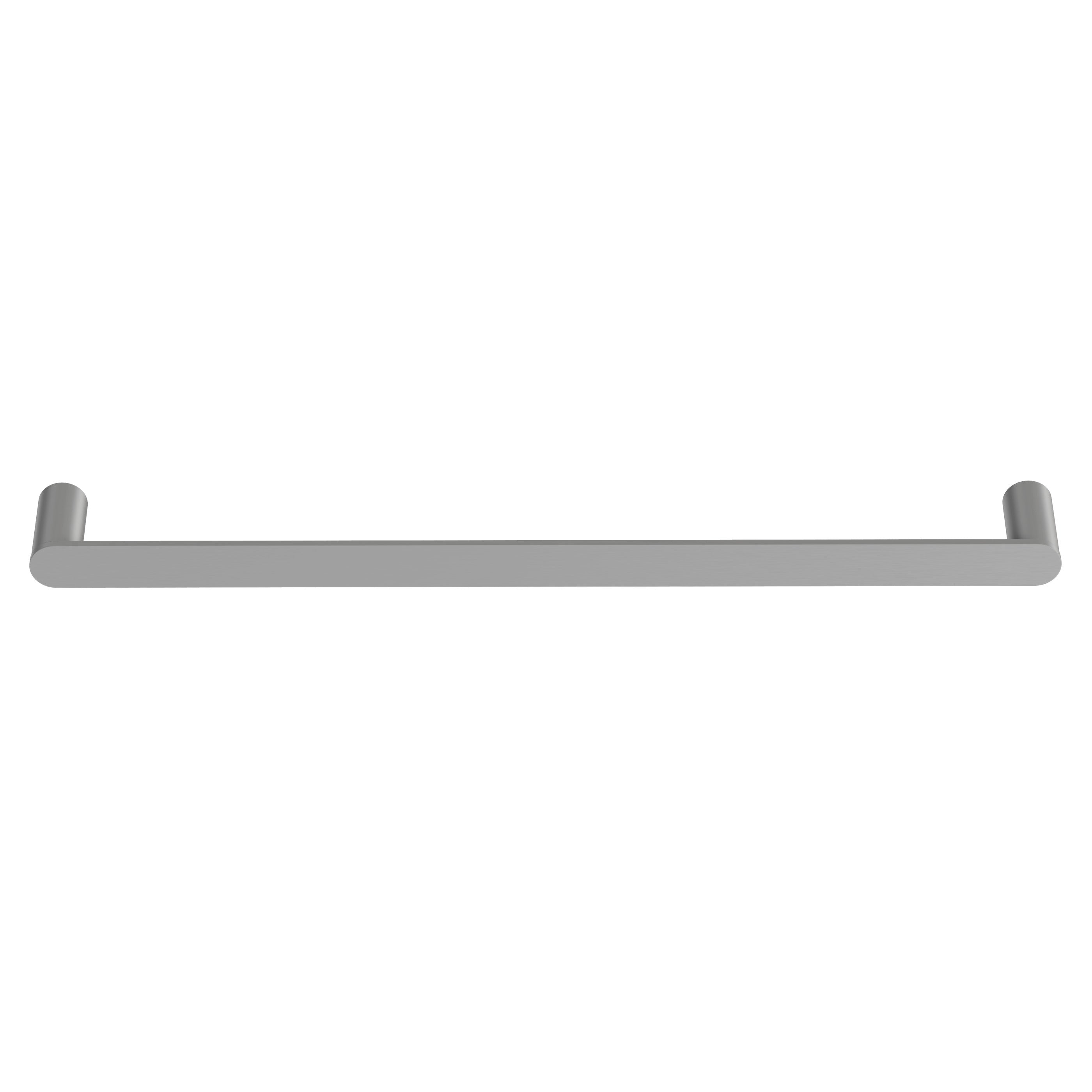 Single Towel Rail - Brushed Nickel