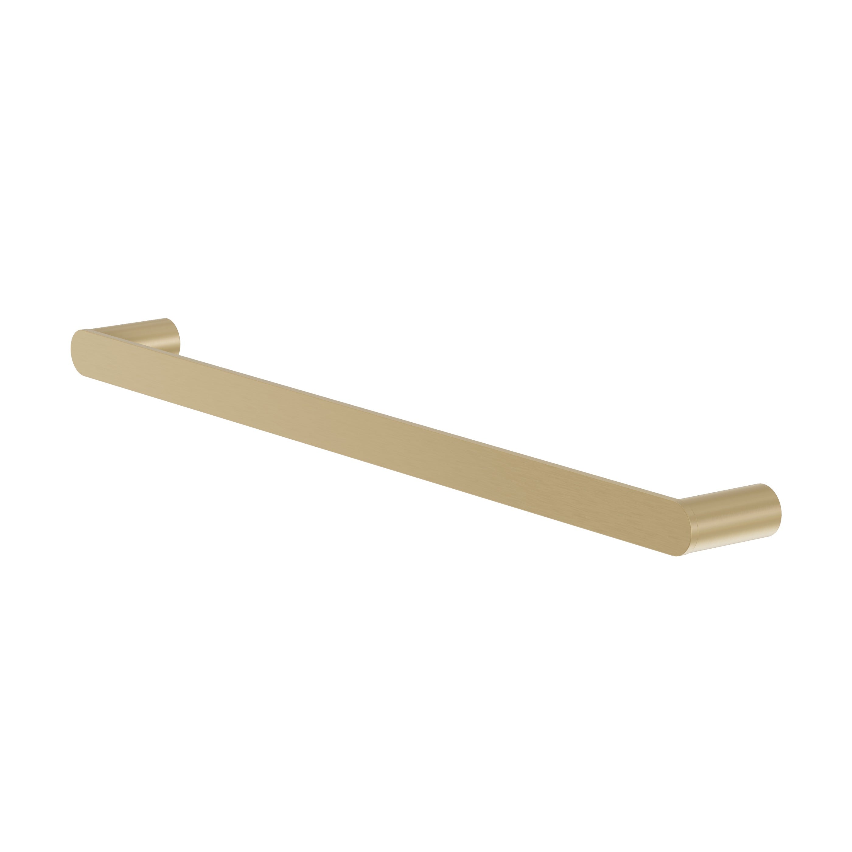Single Towel Rail - Brushed Brass