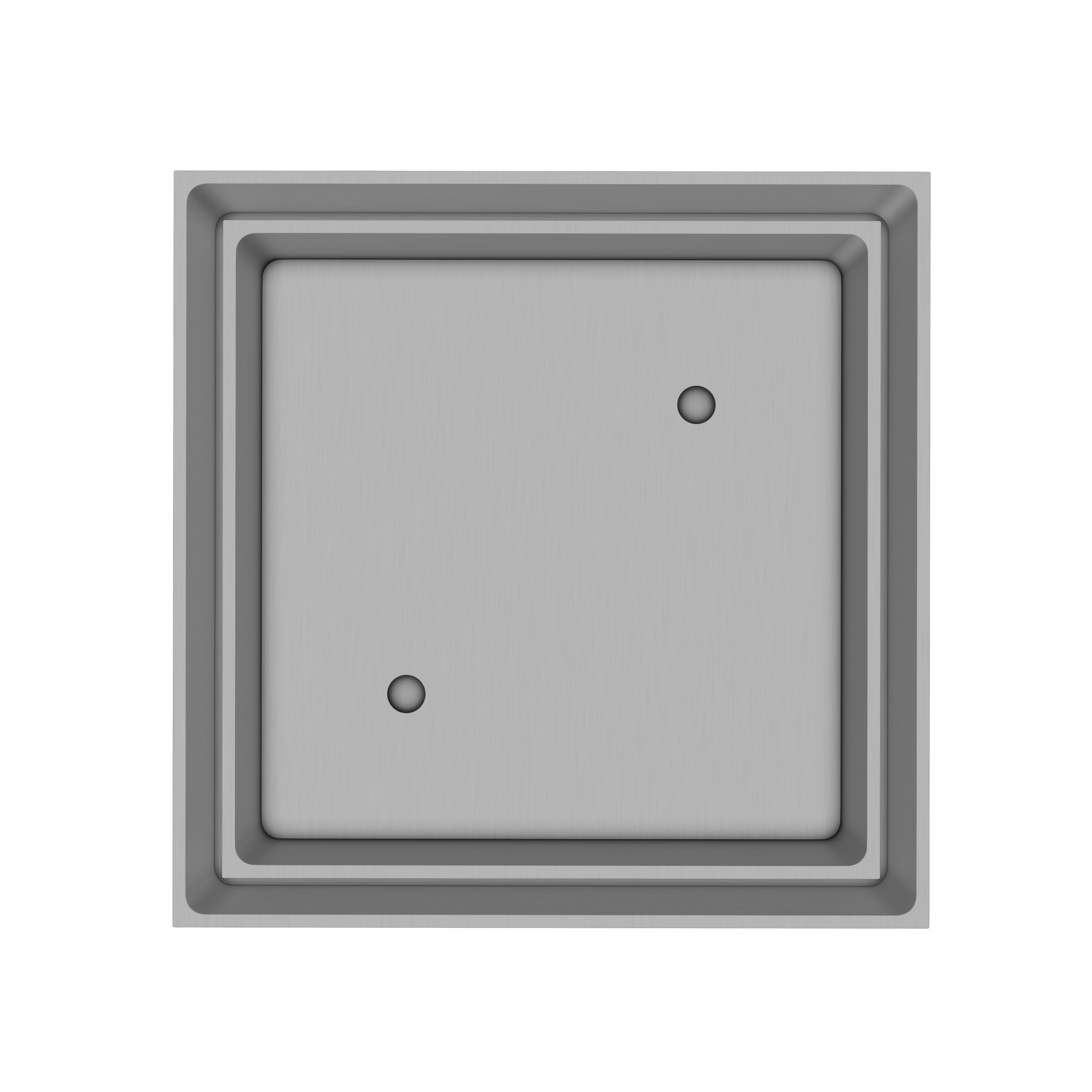 Tile Insert Floor Waste - Brushed Nickel