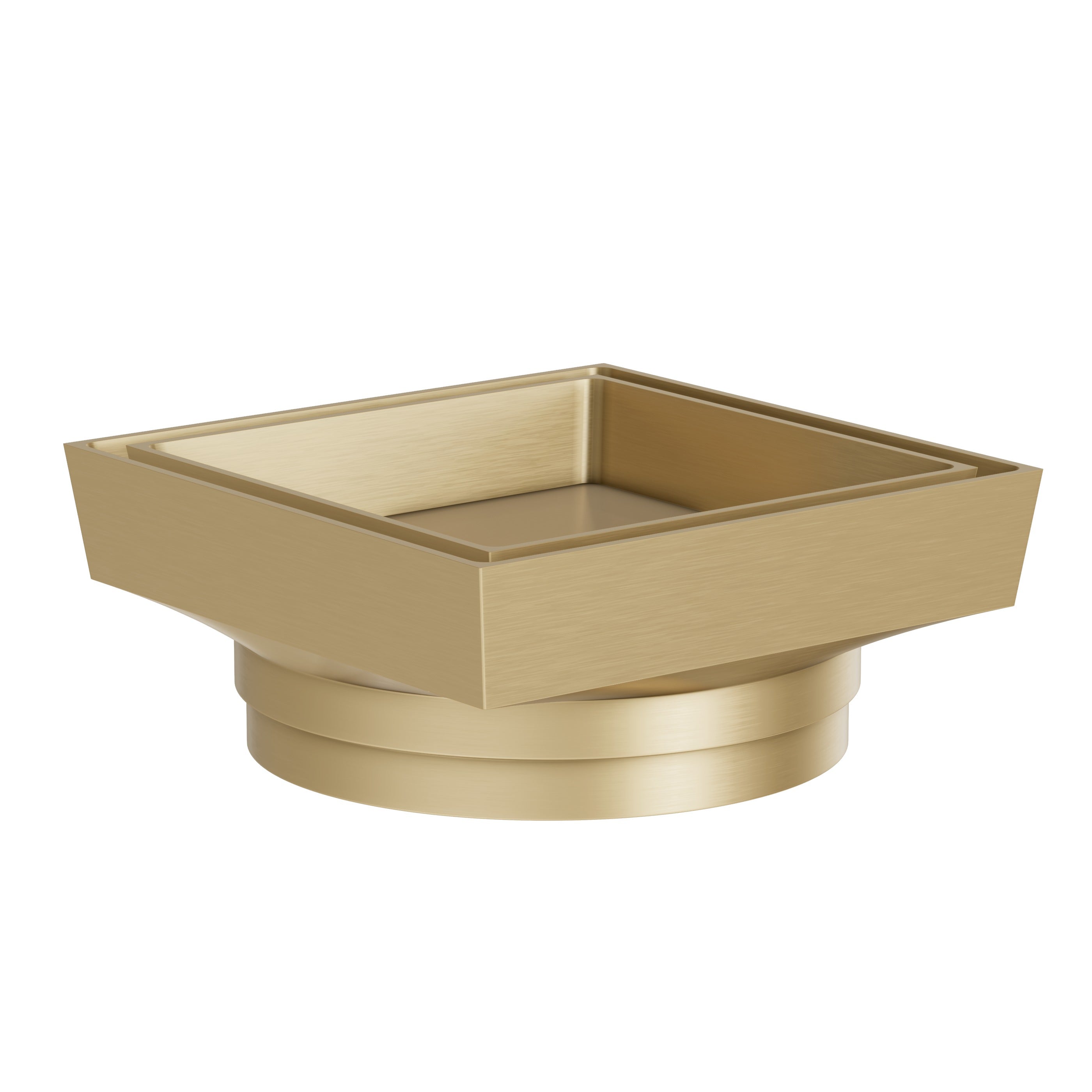 Tile Insert Floor Waste - Brushed Brass