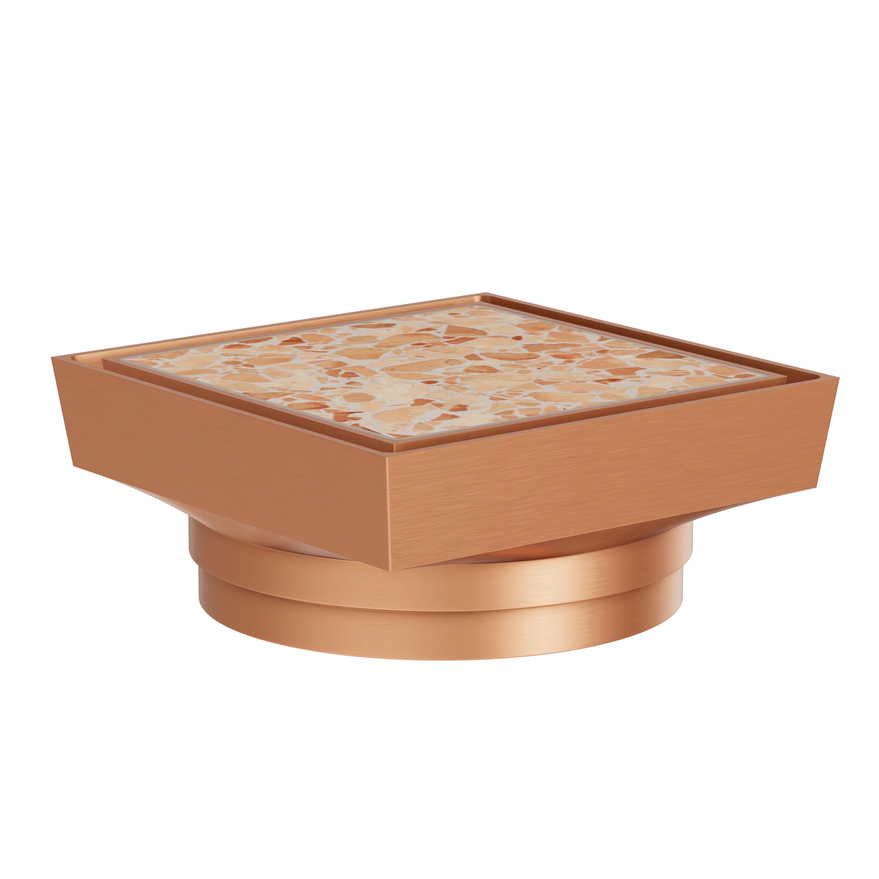 Tile Insert Floor Waste - Brushed Copper