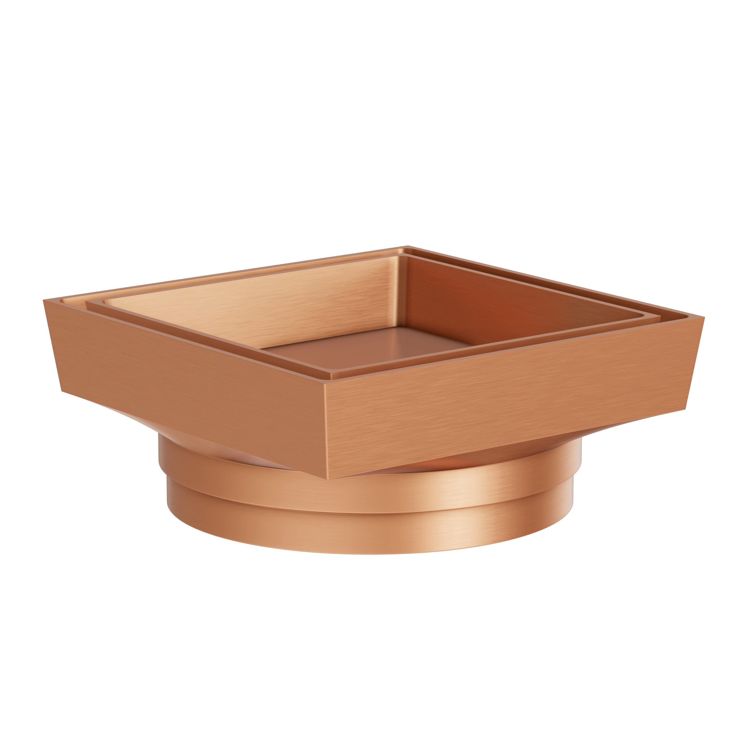 Tile Insert Floor Waste - Brushed Copper