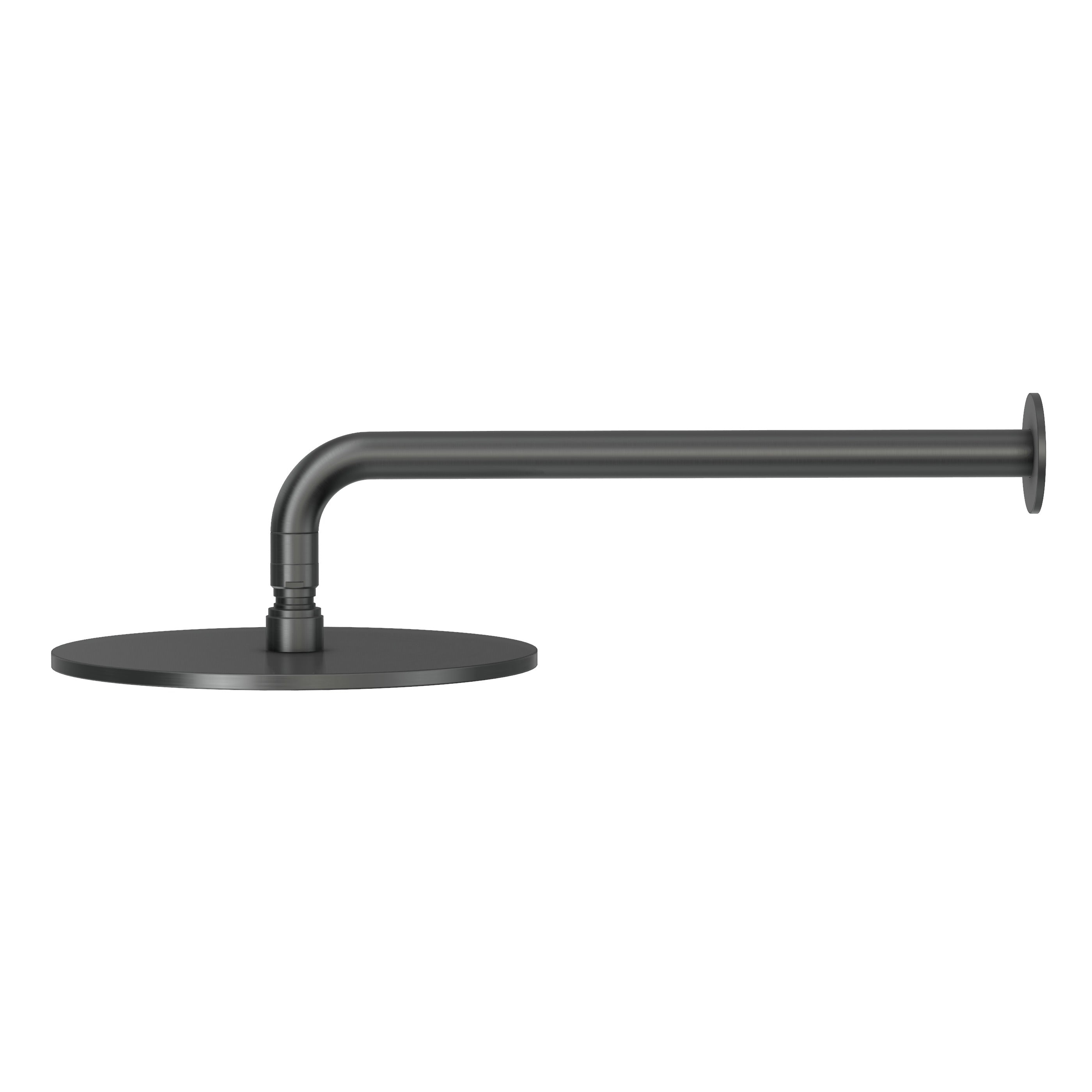 Wall Shower Head & Arm - Gun Metal Brushed