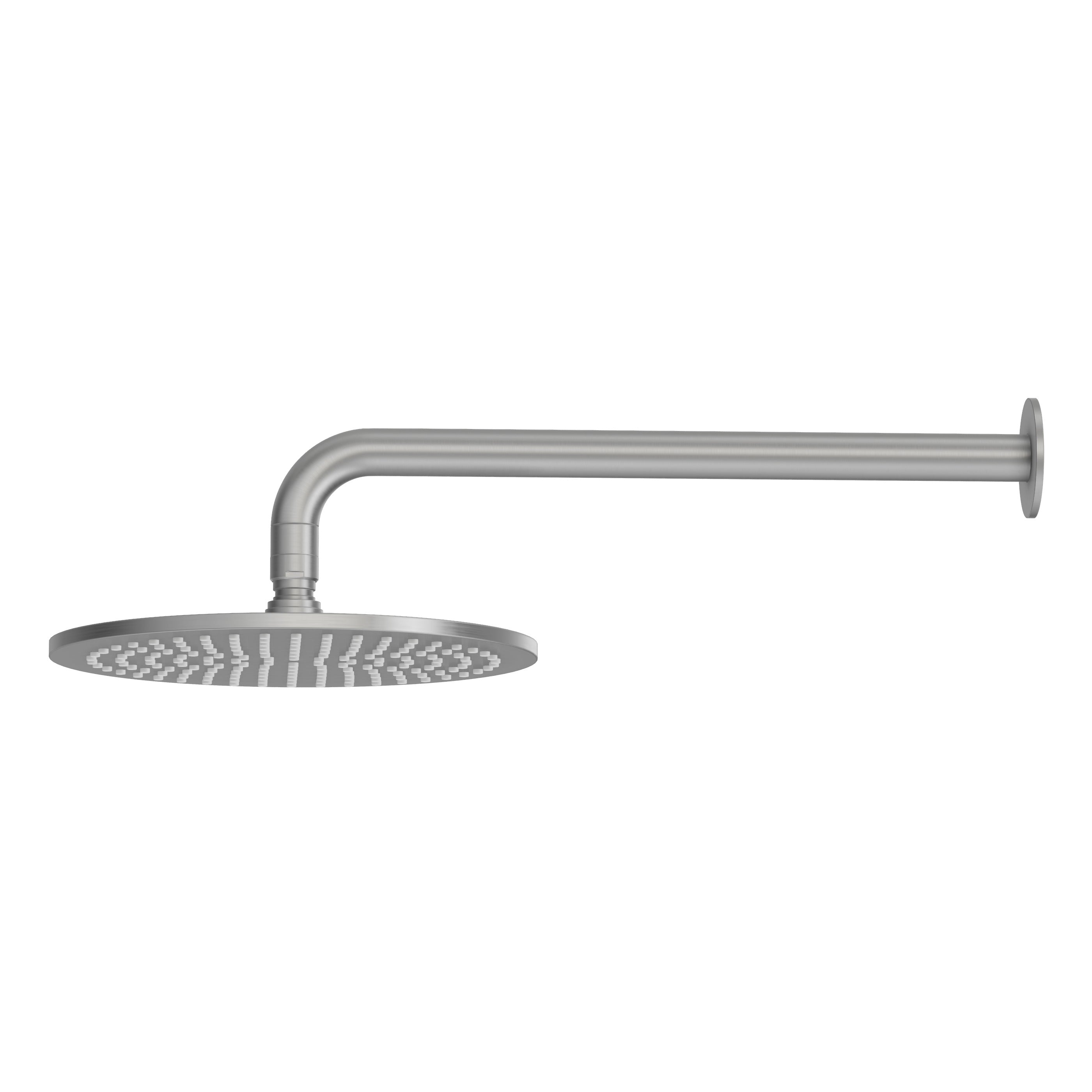 Wall Shower Head & Arm - Brushed Nickel