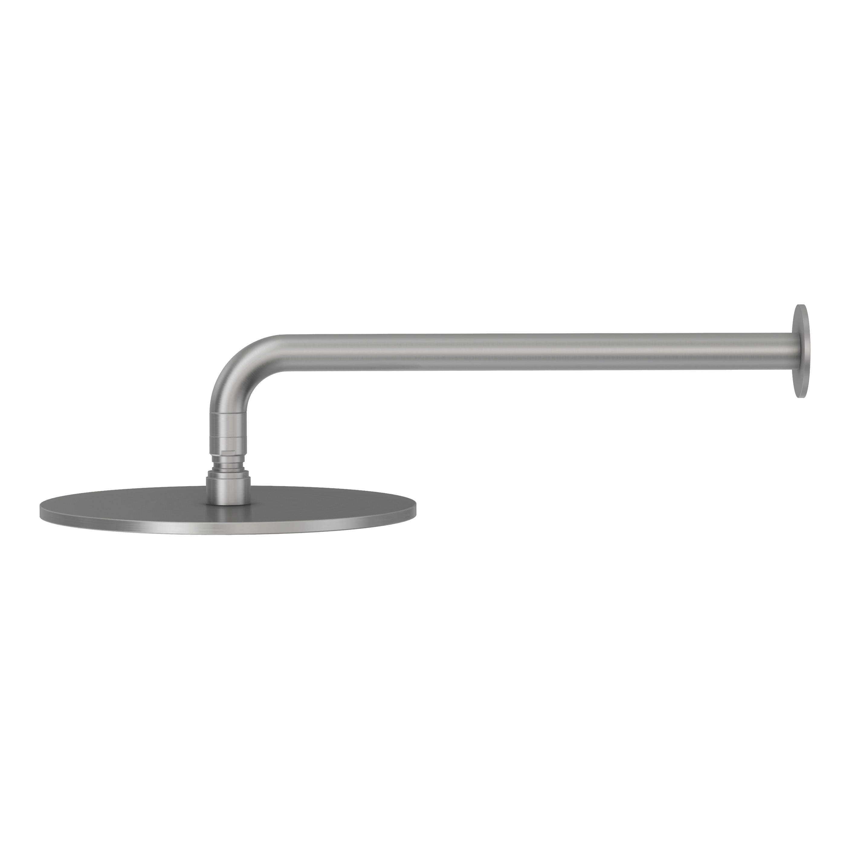Wall Shower Head & Arm - Brushed Nickel