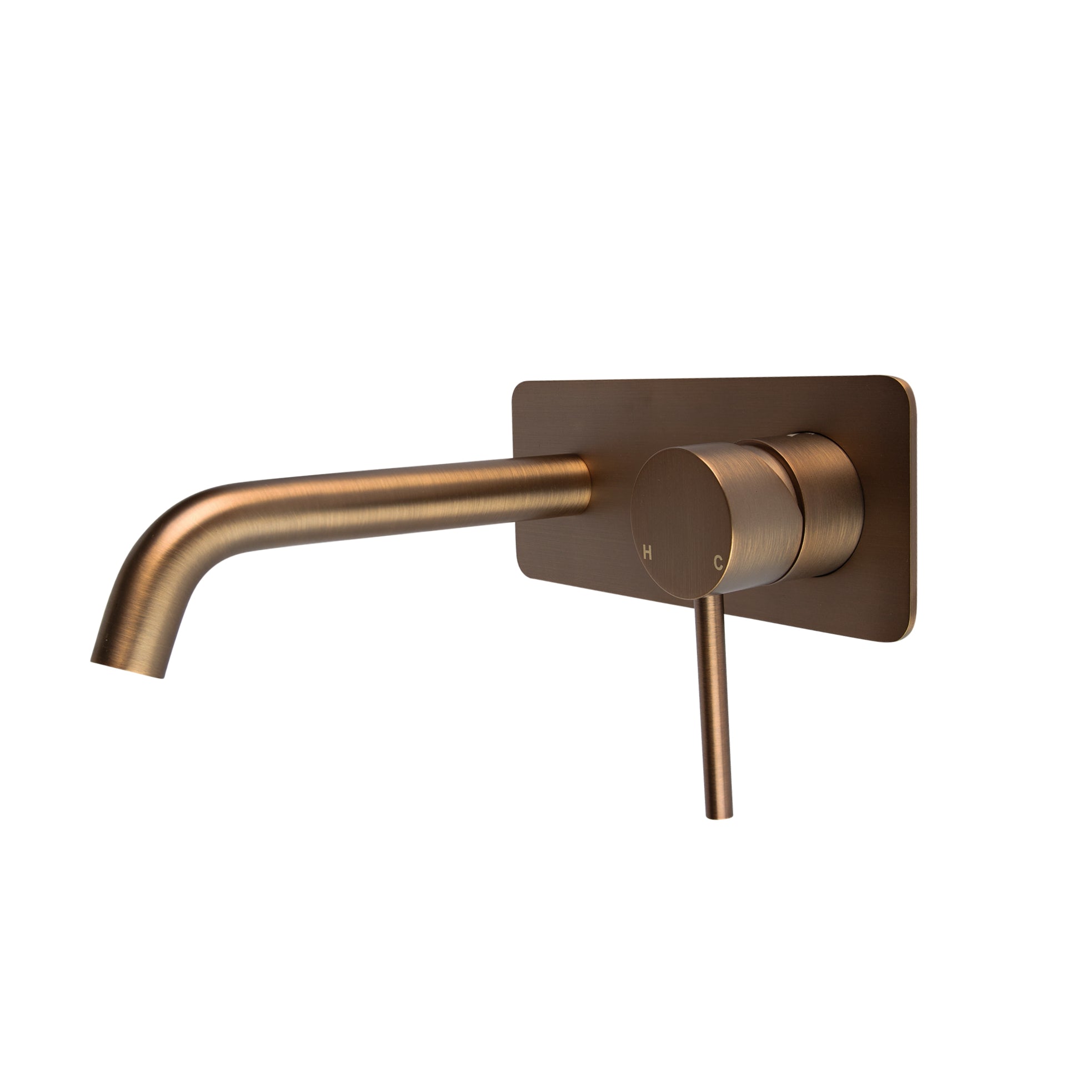 Haven Wall Mixer Tap - Antique Brass