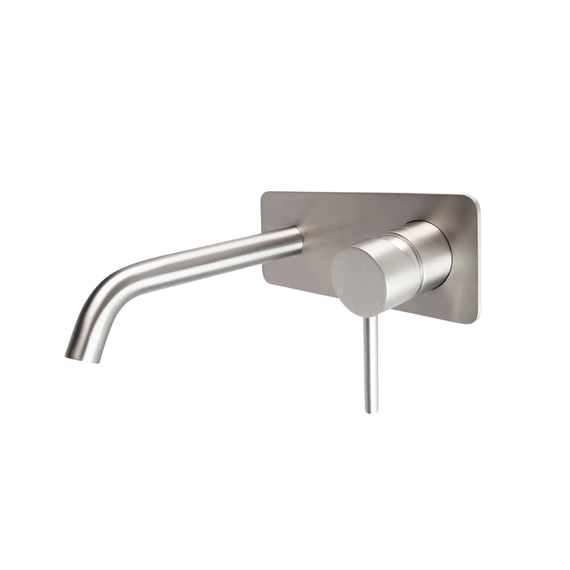 Haven Wall Mixer Tap - Brushed Nickel