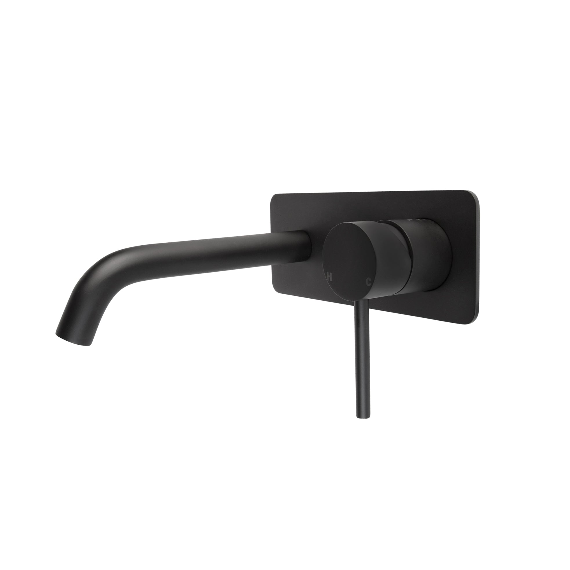 Haven Wall Mixer Tap - Matte Black