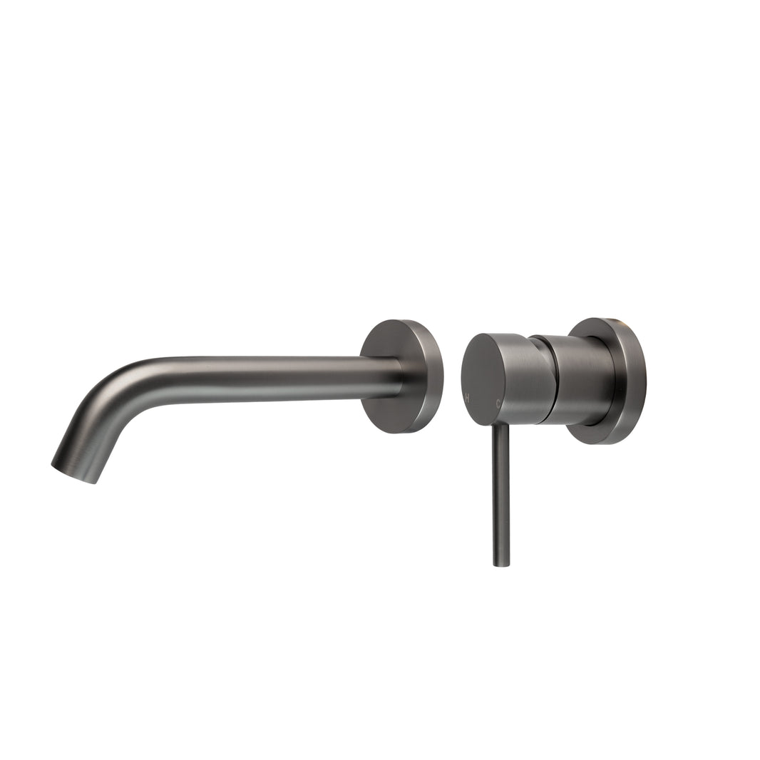 Wall Mounted Bath Taps Gun Metal