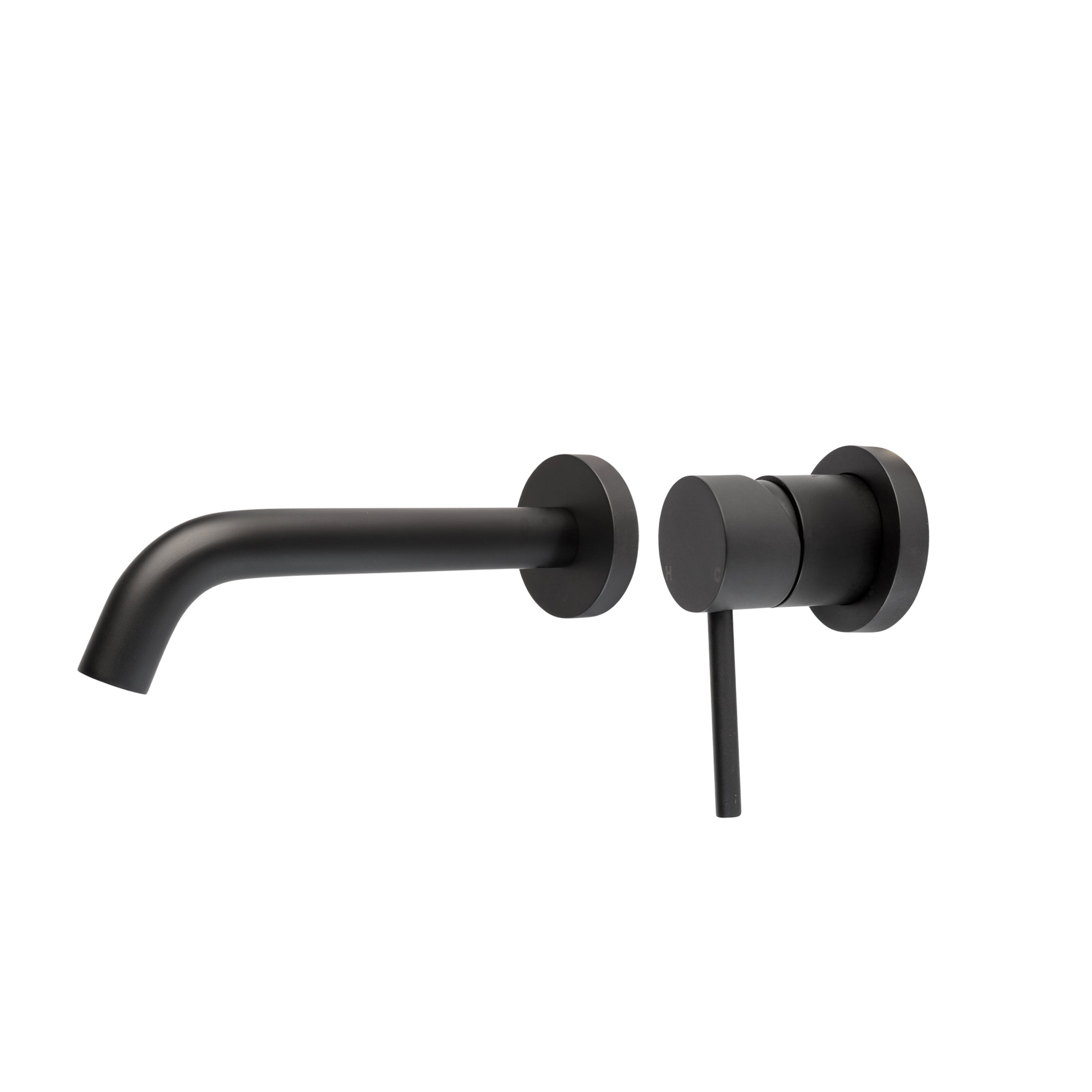 Haven Minimal Wall Mixer and Tap - Matte Black