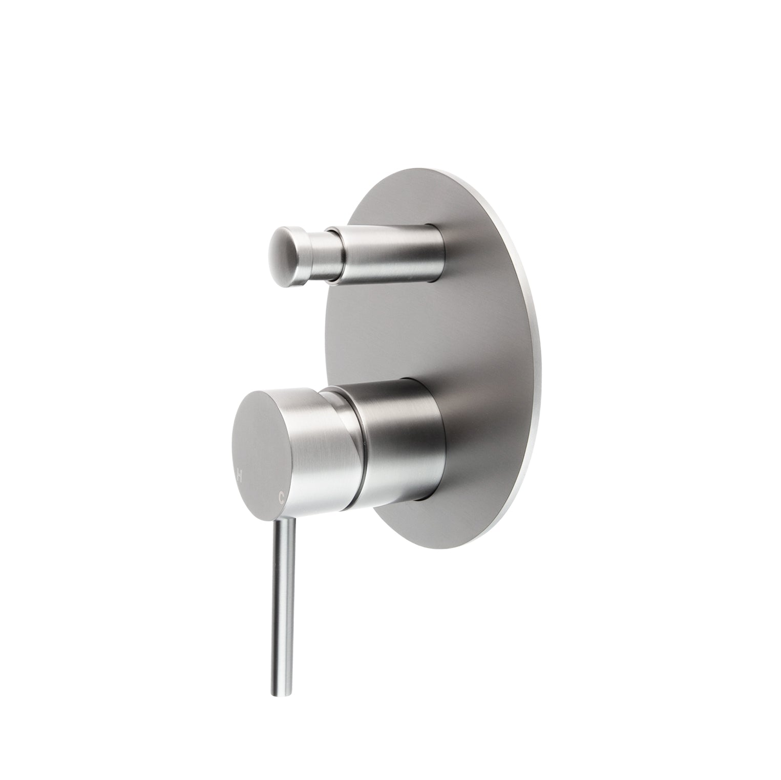 Haven Concealed Diverter Wall Mixer - Brushed Nickel