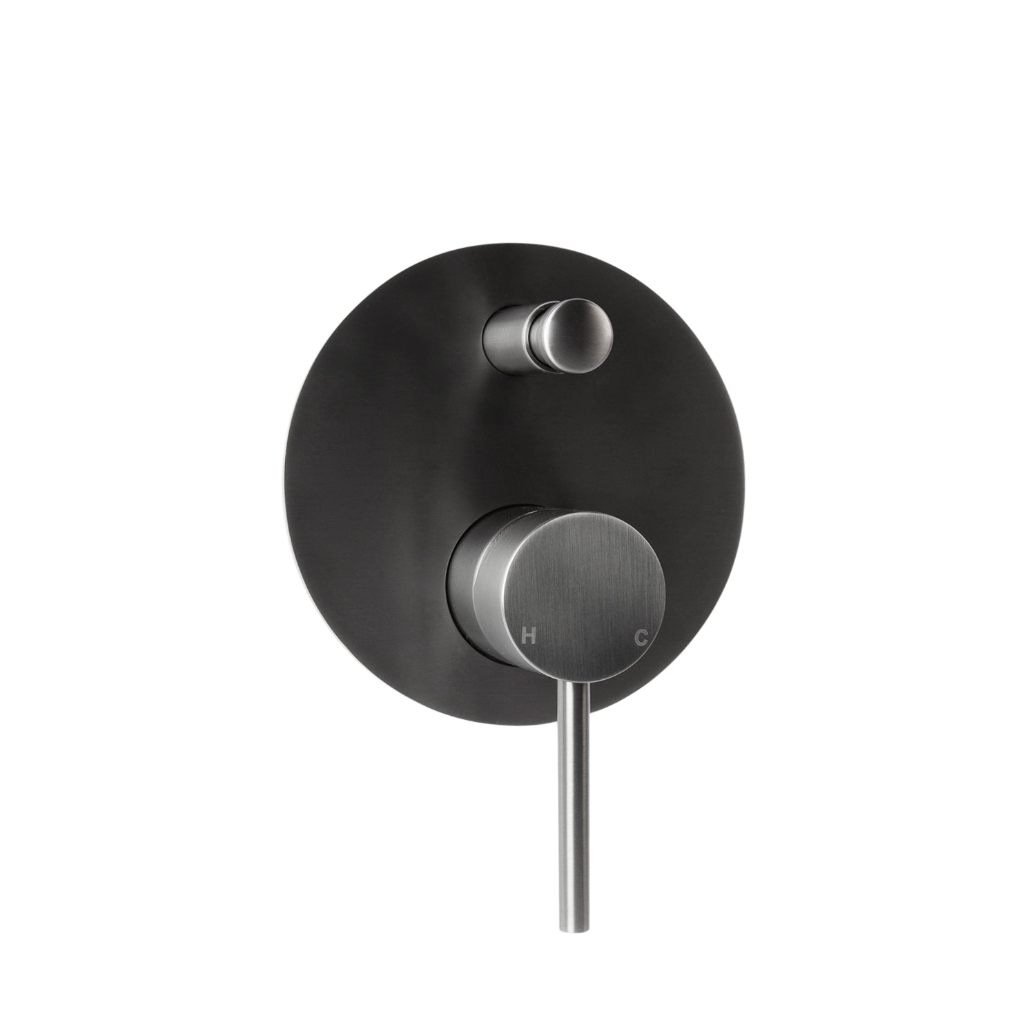 Haven Concealed Diverter Wall Mixer - Gun Metal Brushed