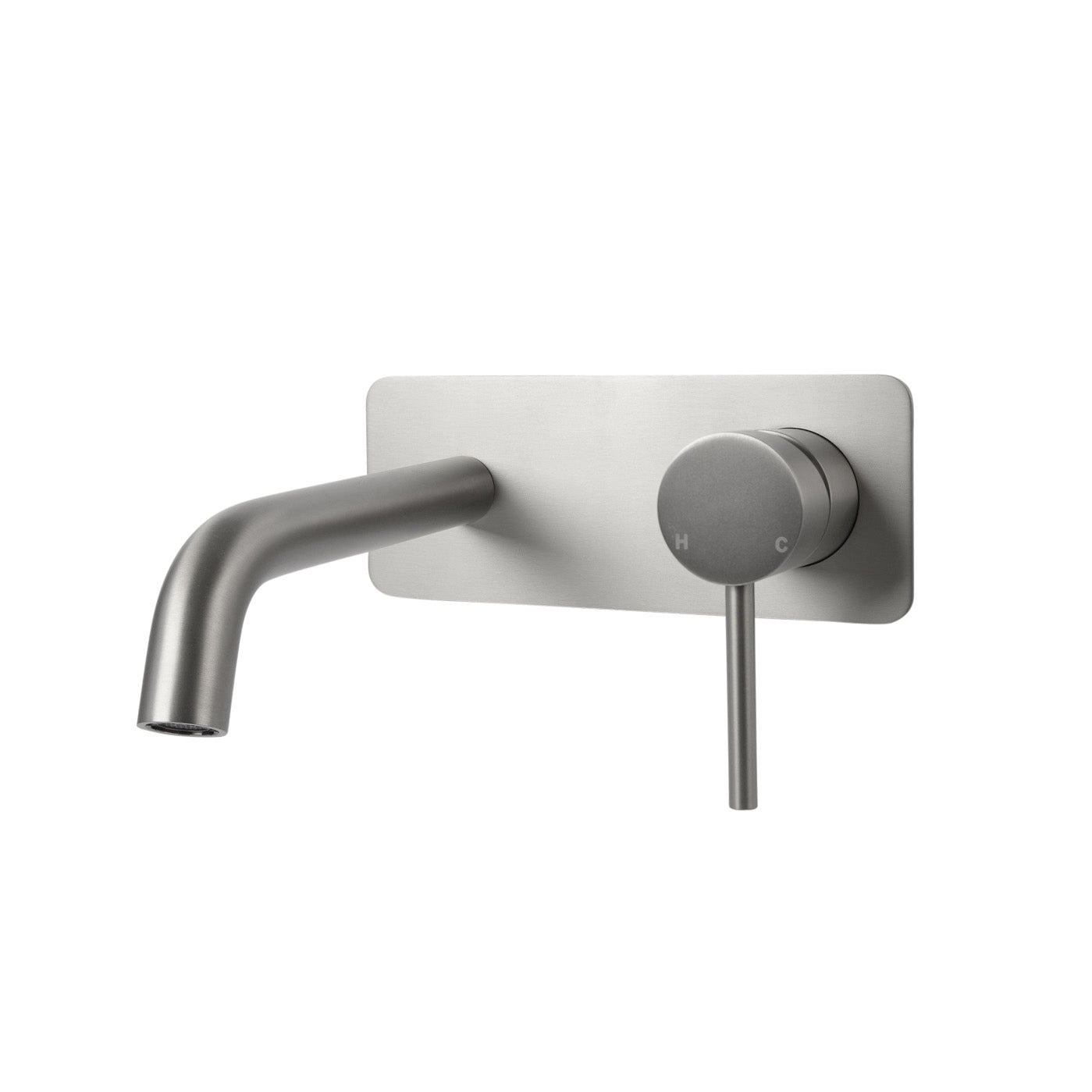 Haven Wall Mixer Tap - Brushed Nickel