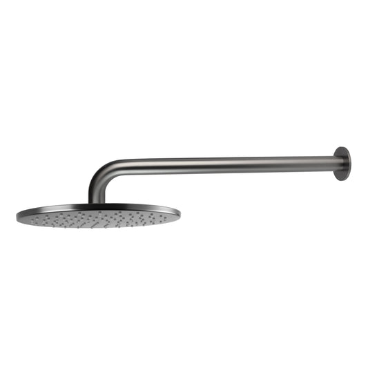 Wall Shower Head & Arm - Gun Metal Brushed