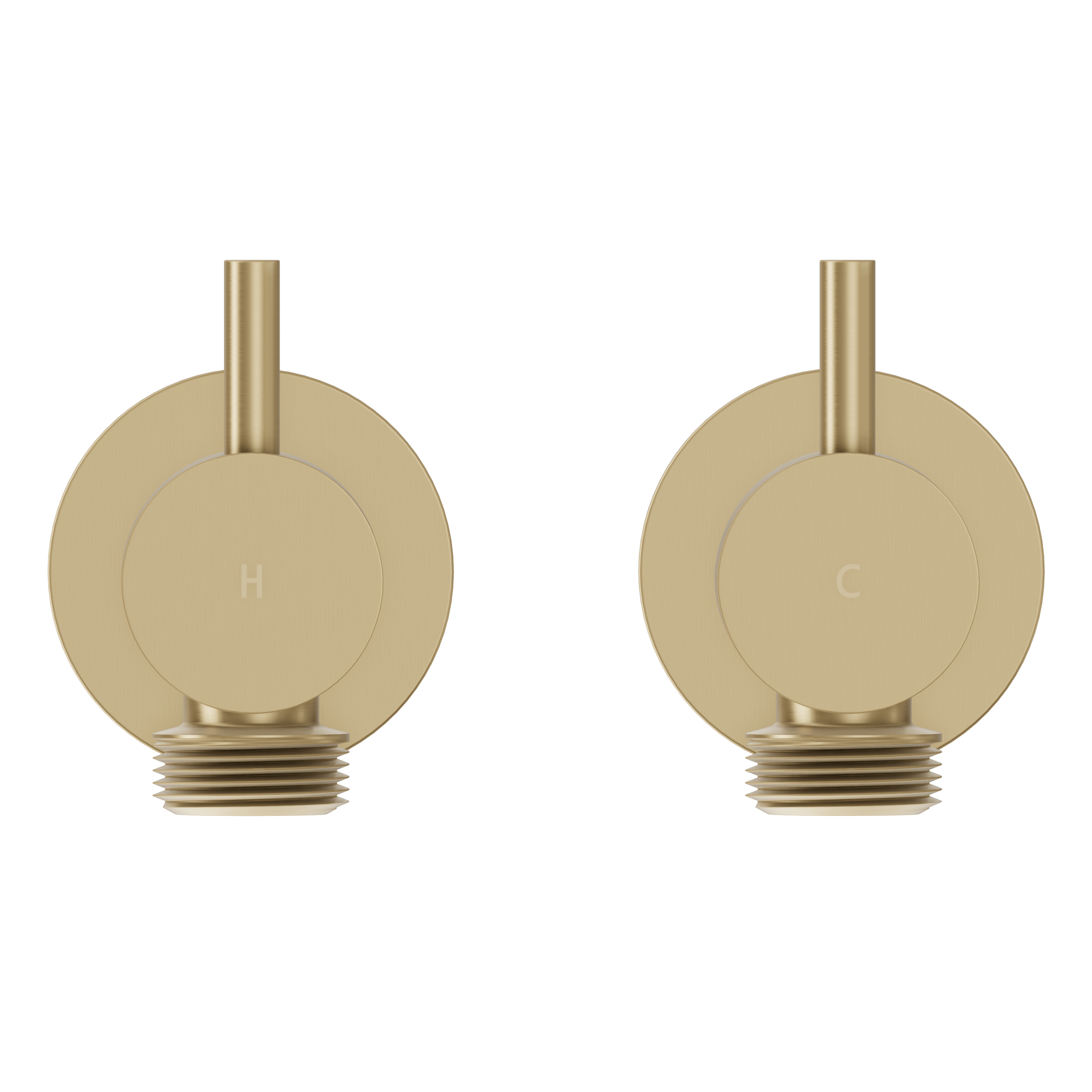 Washing Machine Taps - Brushed Brass